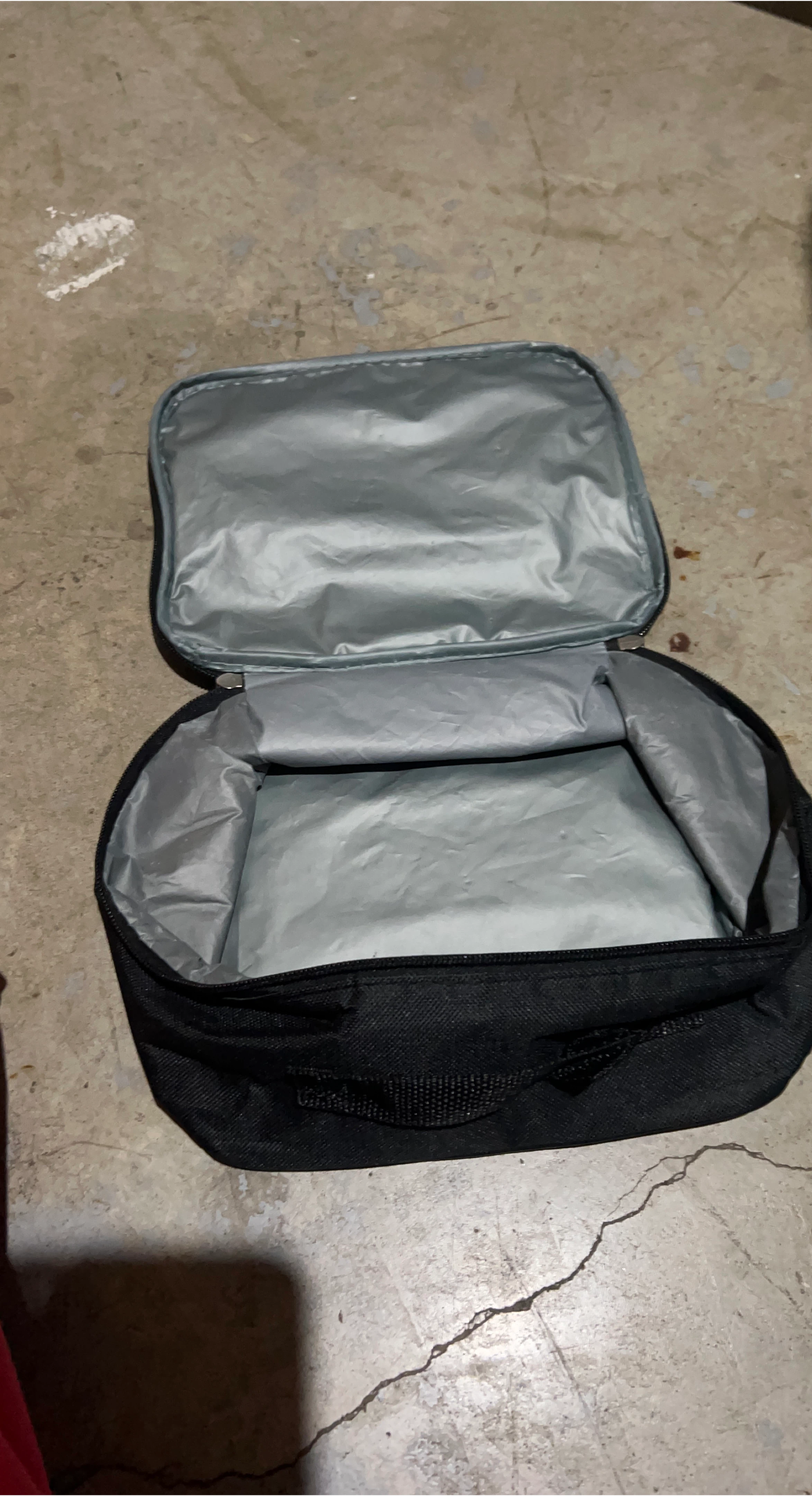 Black Insulated Lunch Bag