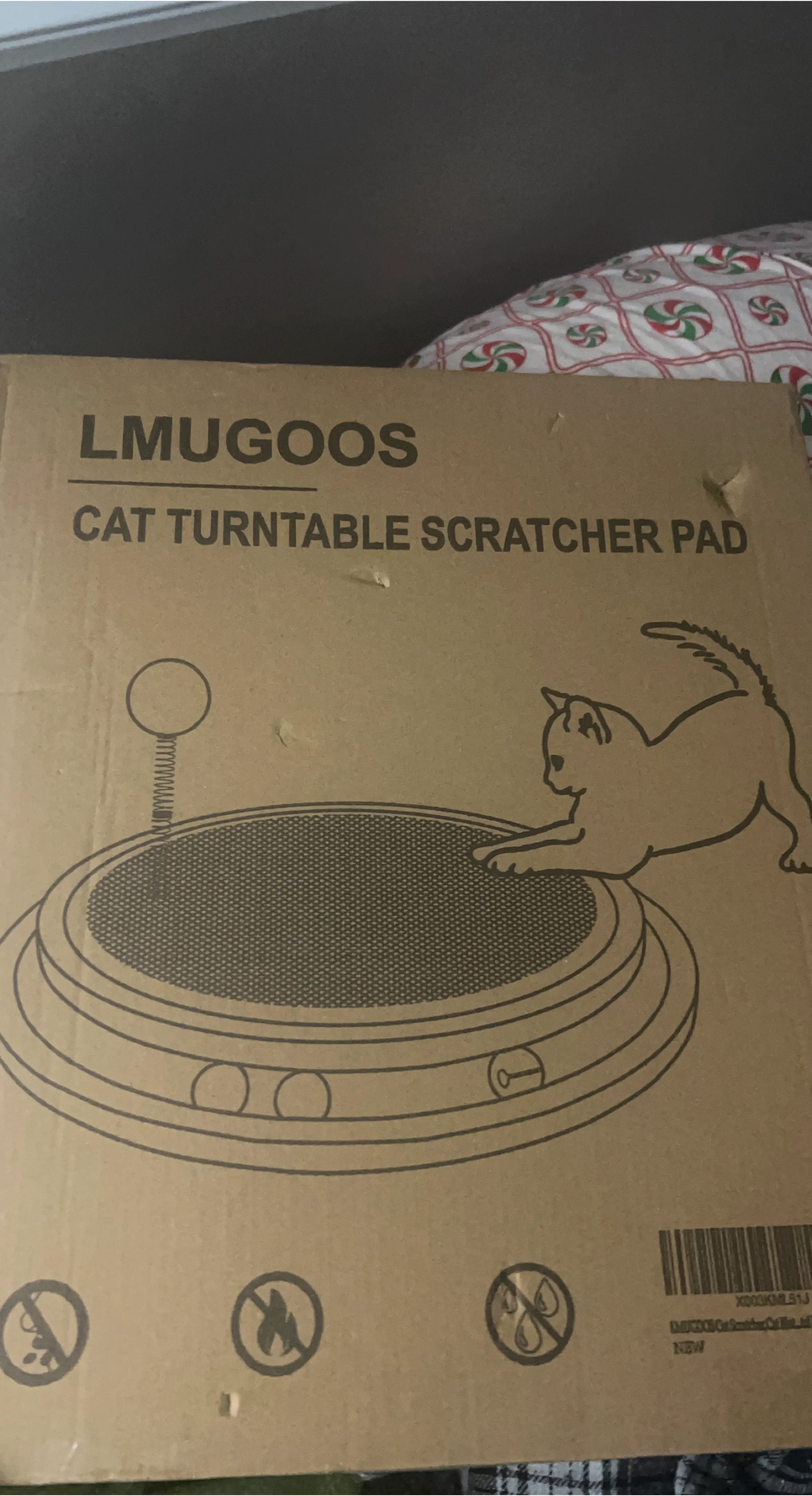 LMUGOOS Cat Turntable Scratcher Pad - New in Box!