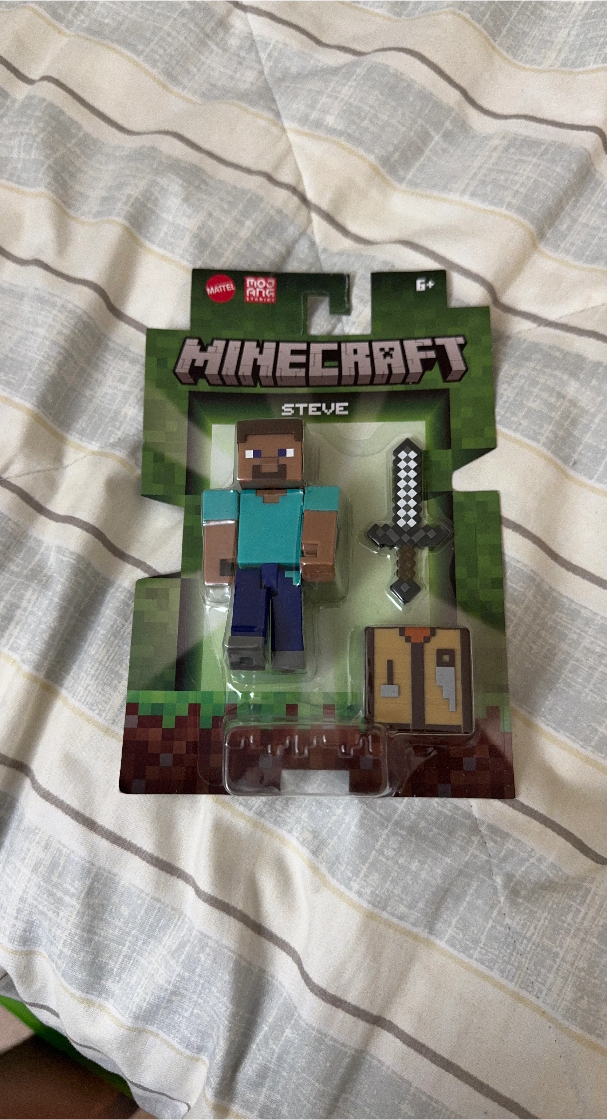 New Mattel Minecraft Steve Action Figure
