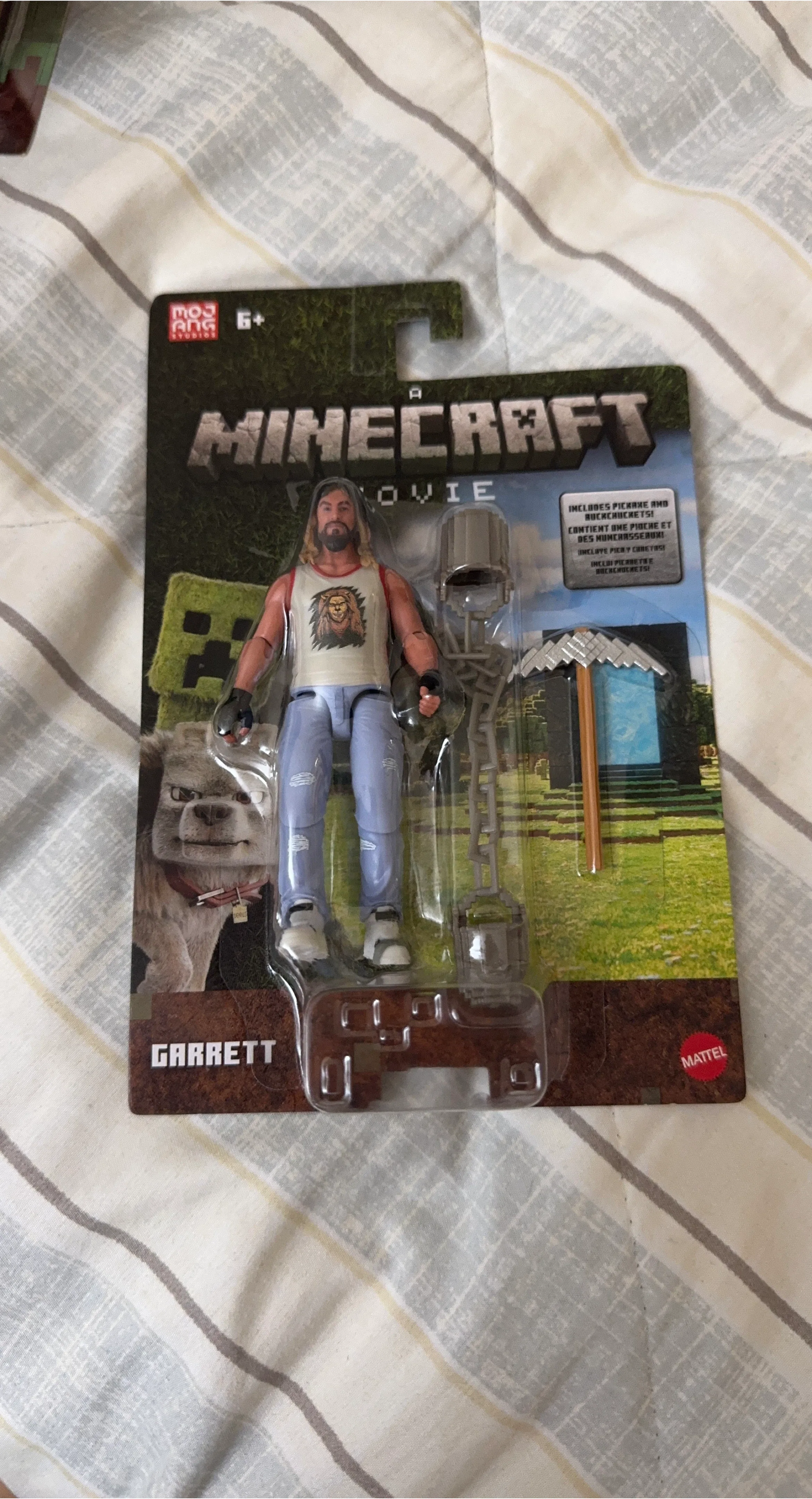 Minecraft Movie Garrett Action Figure - Mattel