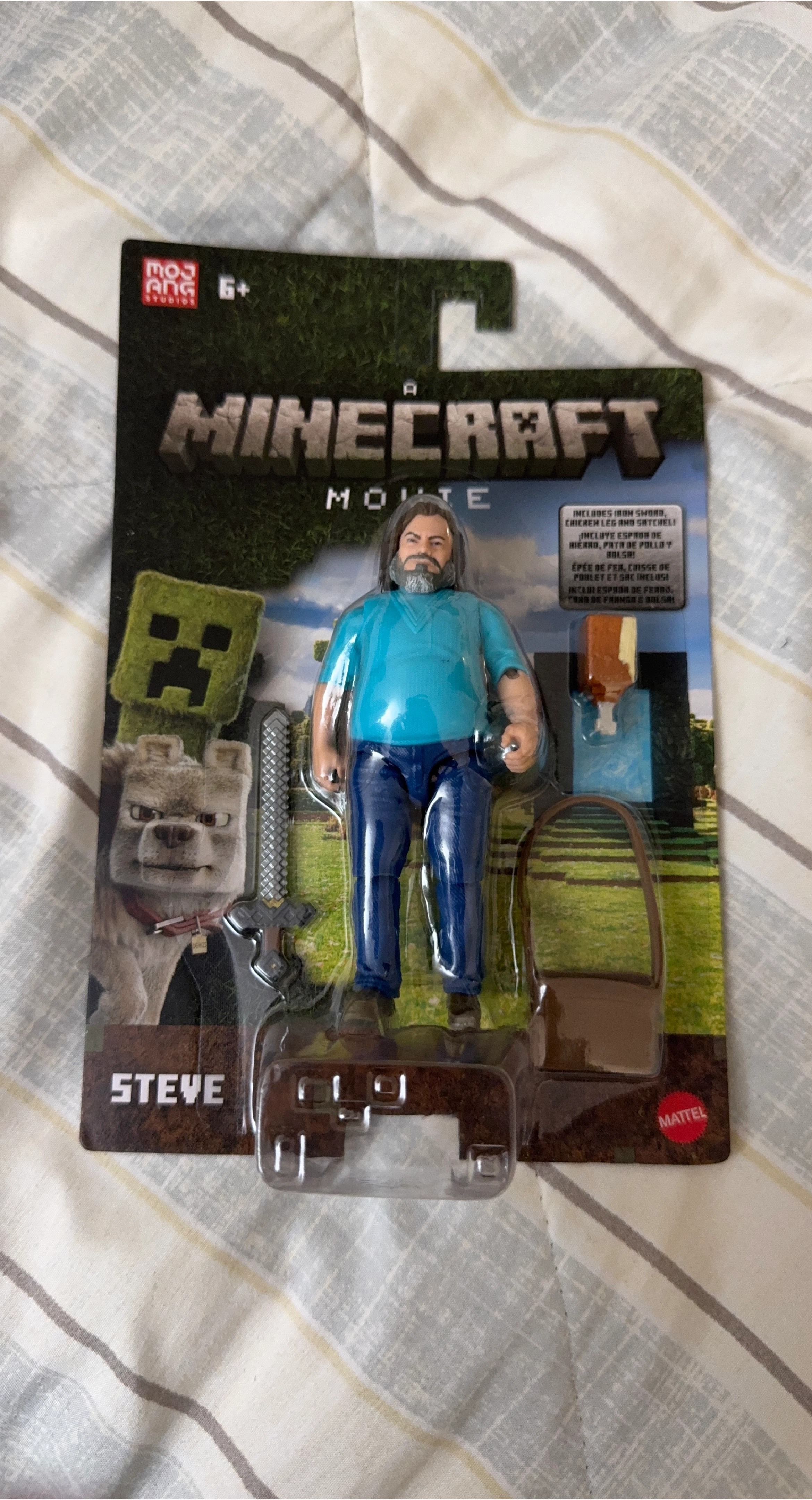 Minecraft Movie Steve Action Figure - Mattel