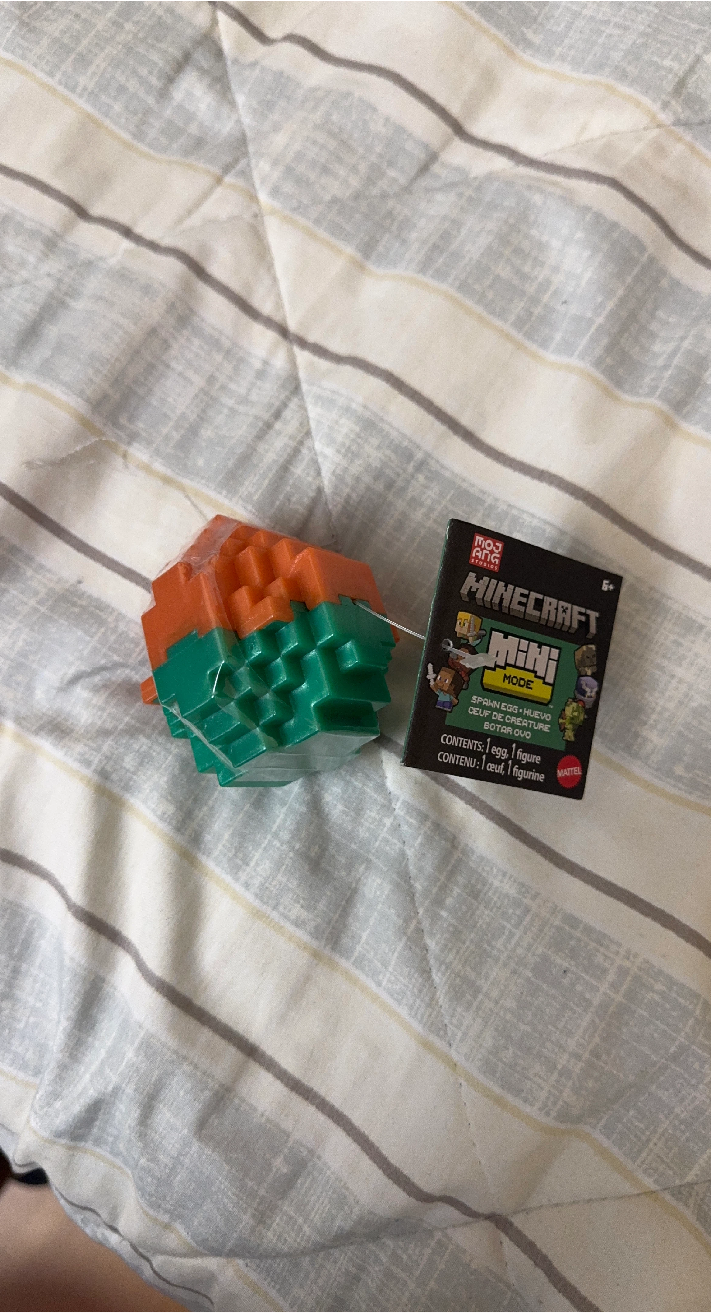 Minecraft Mini Mode Spawn Egg Figure - New! image indicator(1)