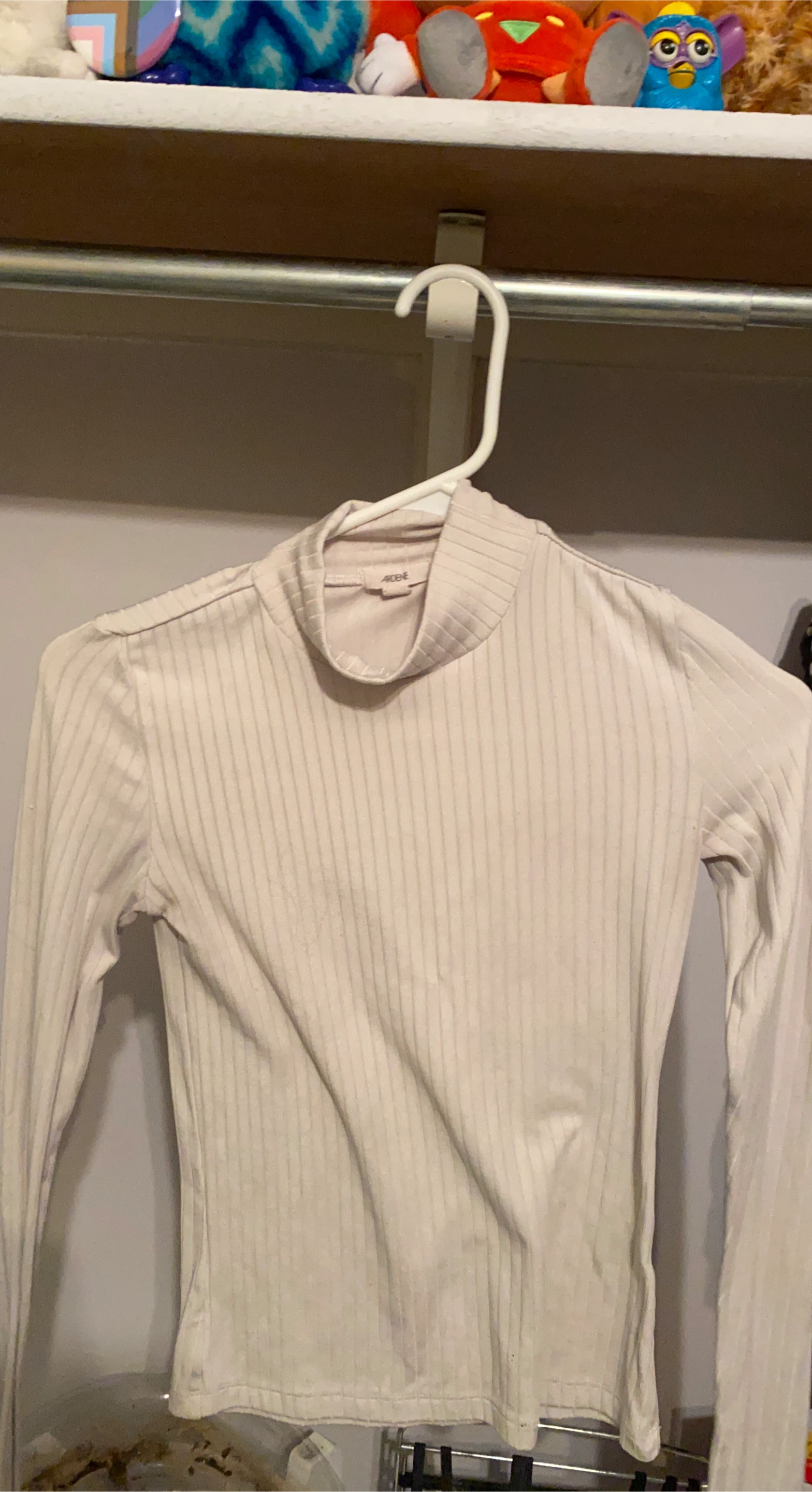 Ardene Beige Long Sleeve Top