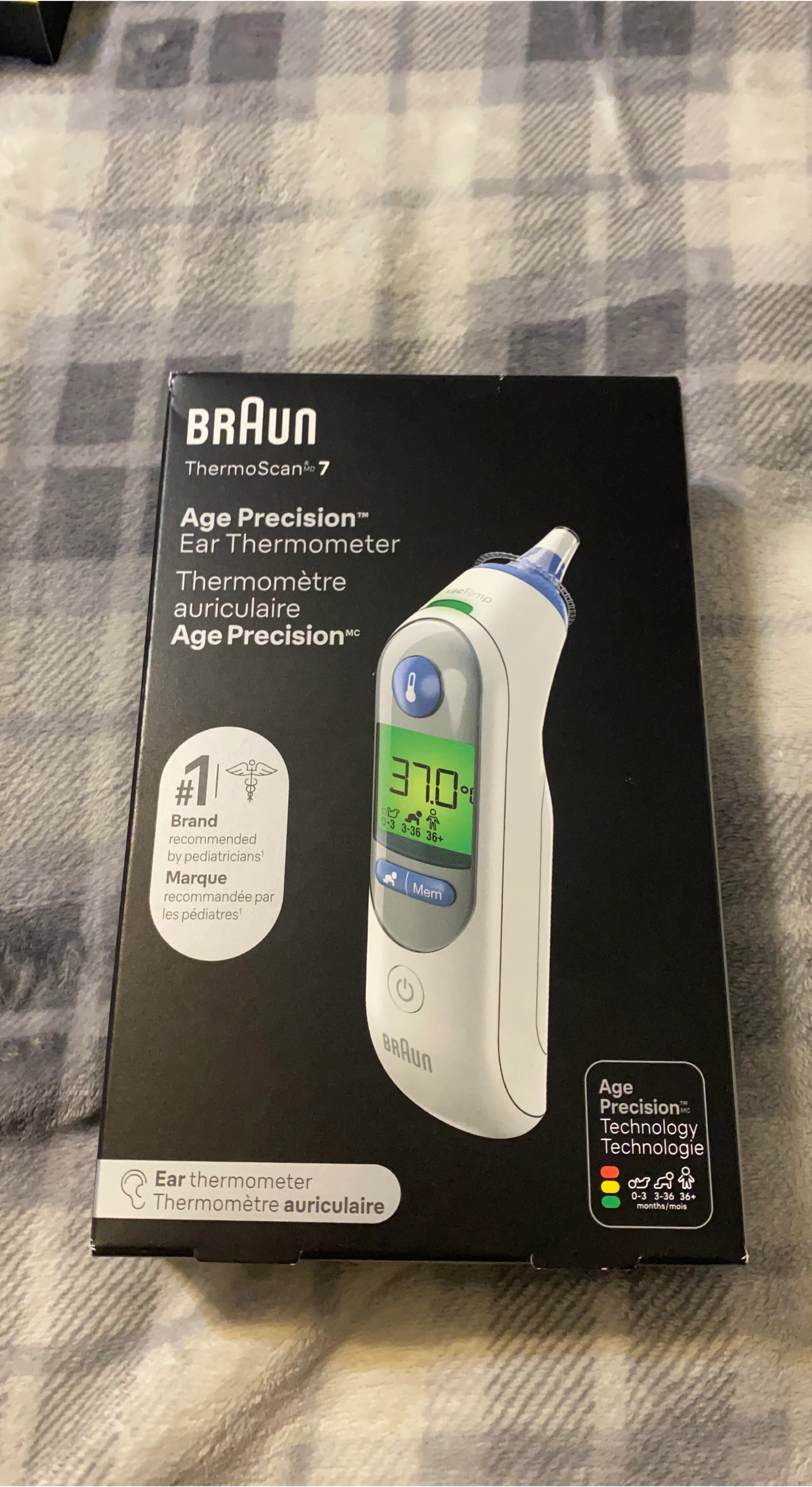 Braun ThermoScan 7 Age Precision Ear Thermometer