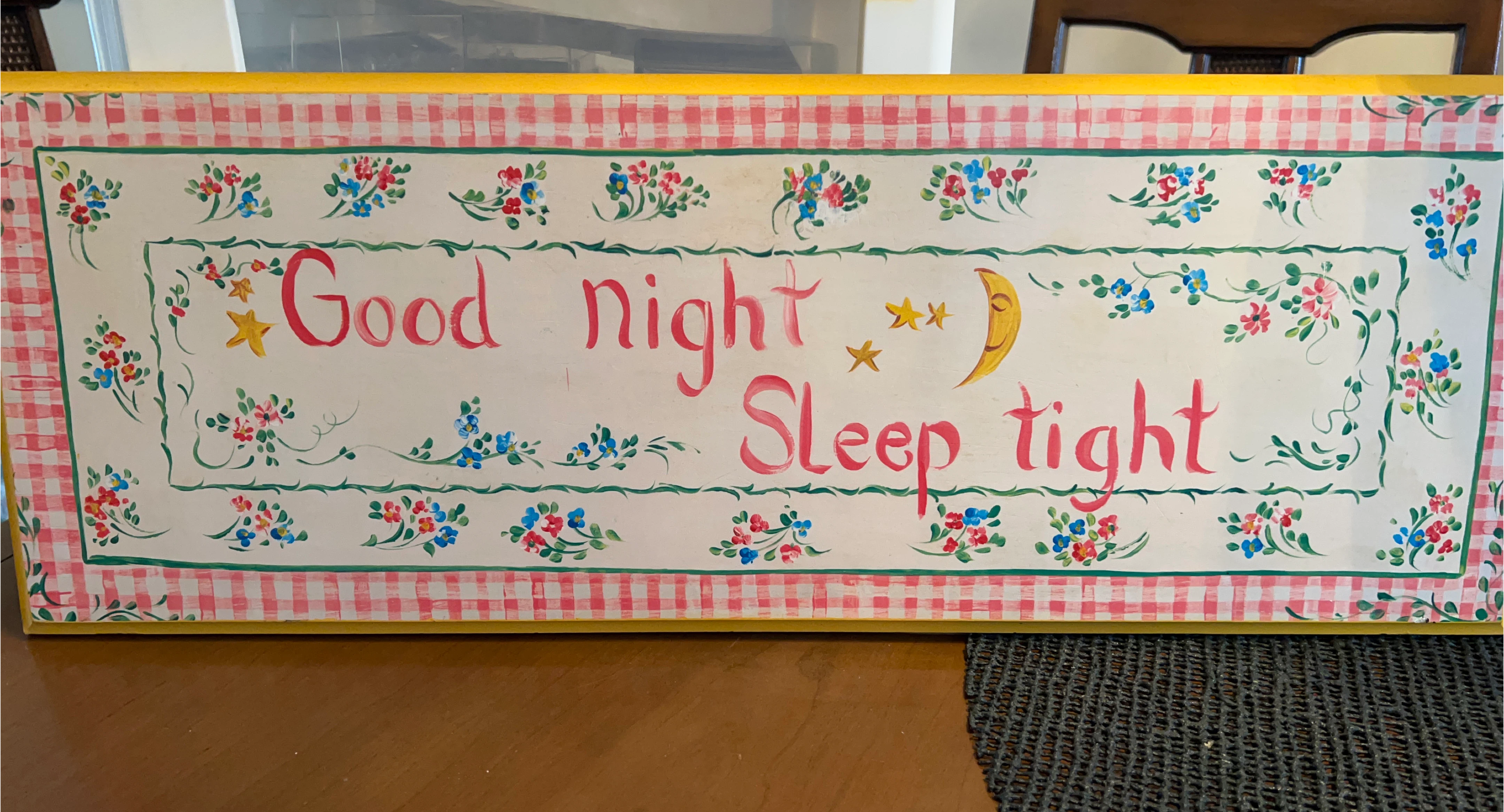 Good Night Sleep Tight Sign