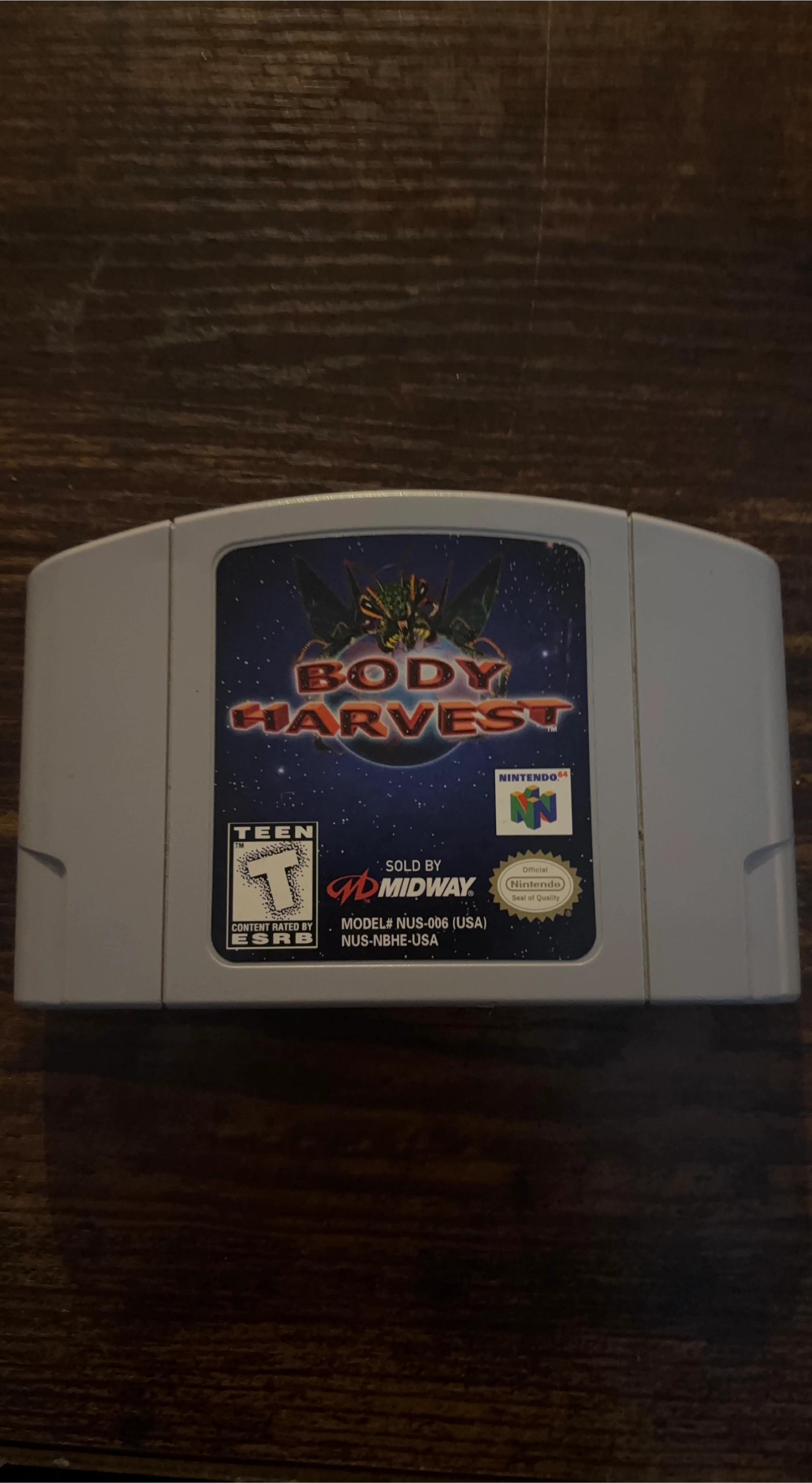 Body Harvest Nintendo 64 Game