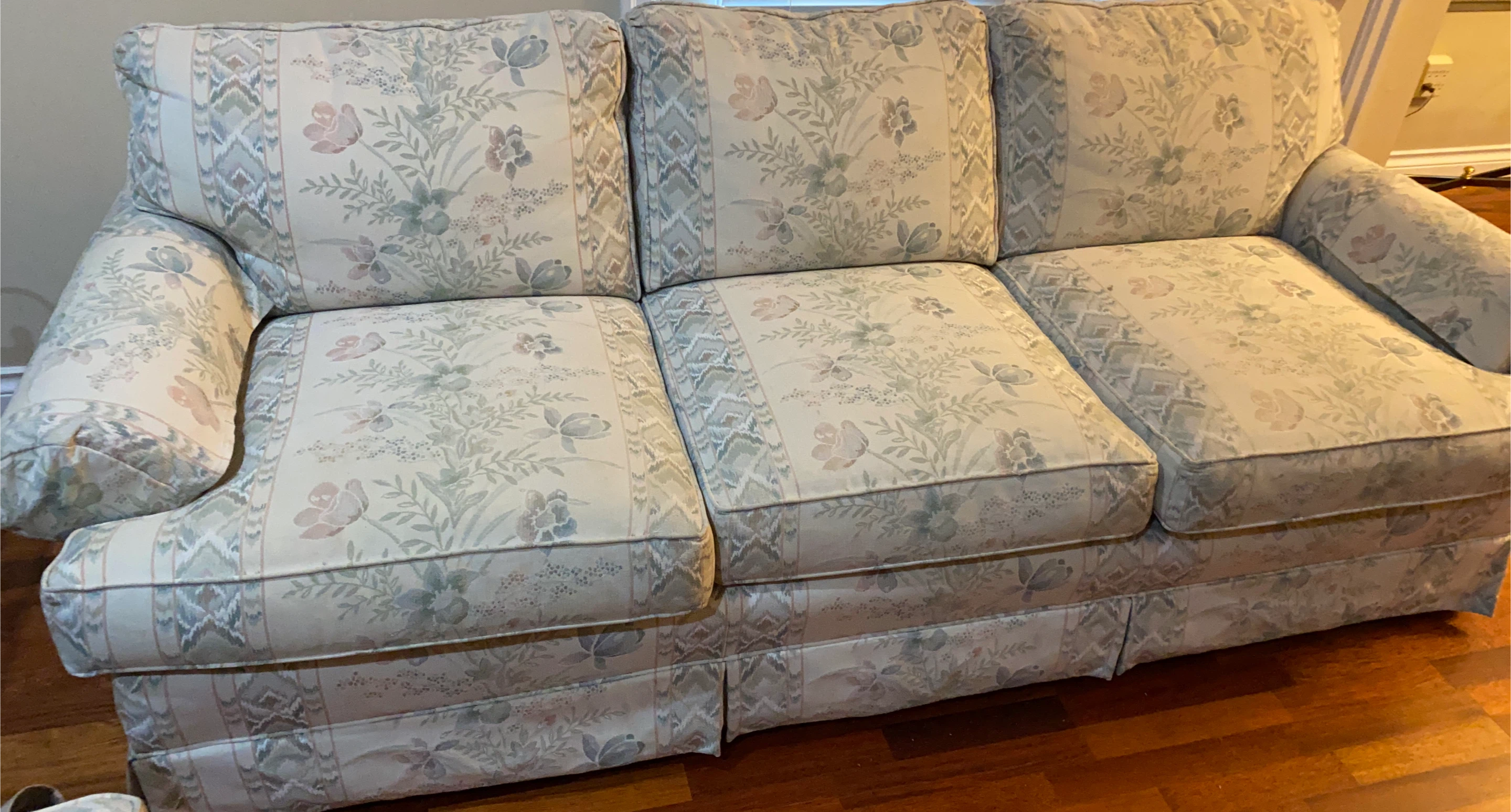 Floral Patterned Sofa