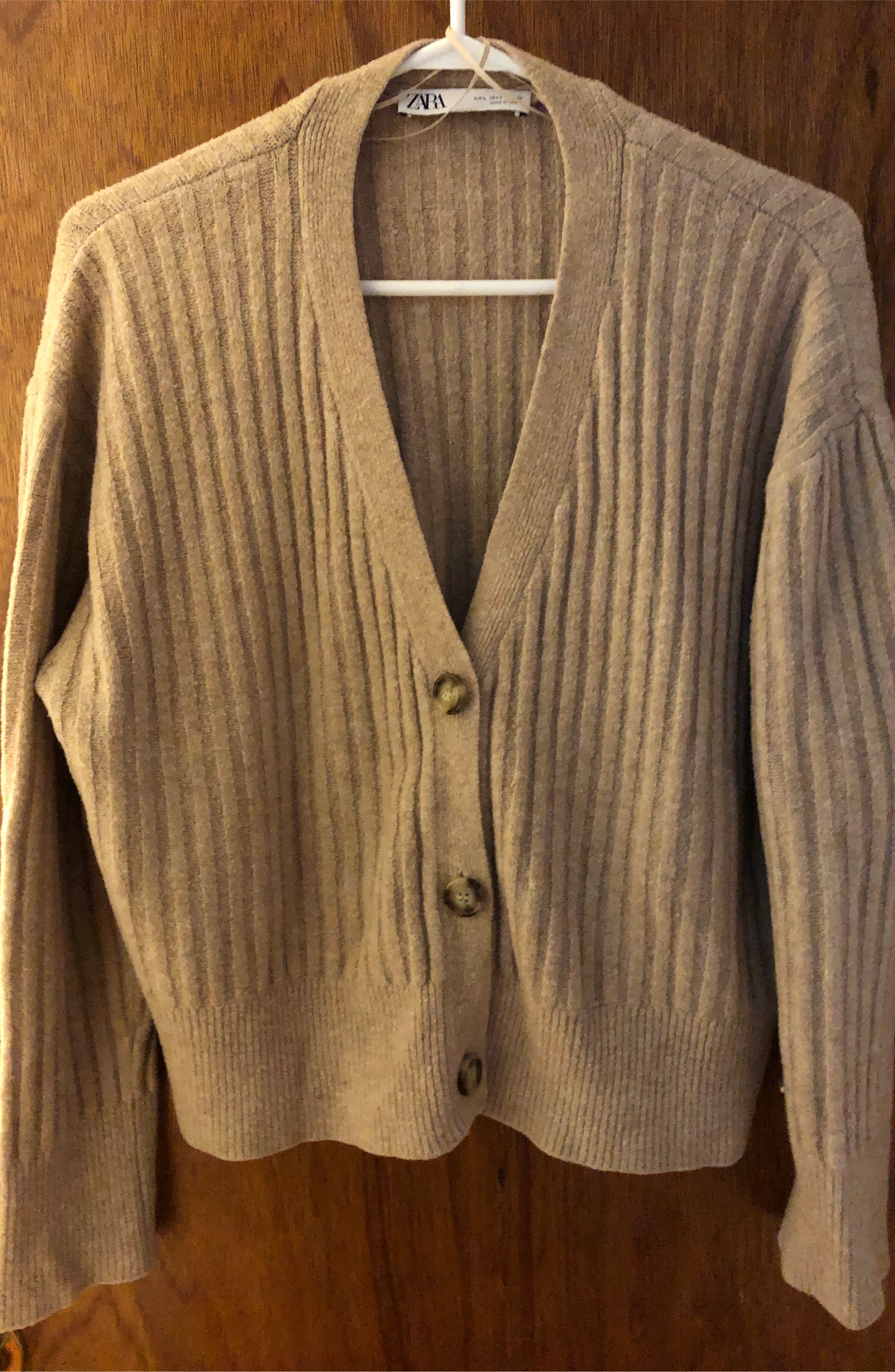 #Cleanout Zara Ribbed Knit Cardigan - Size L