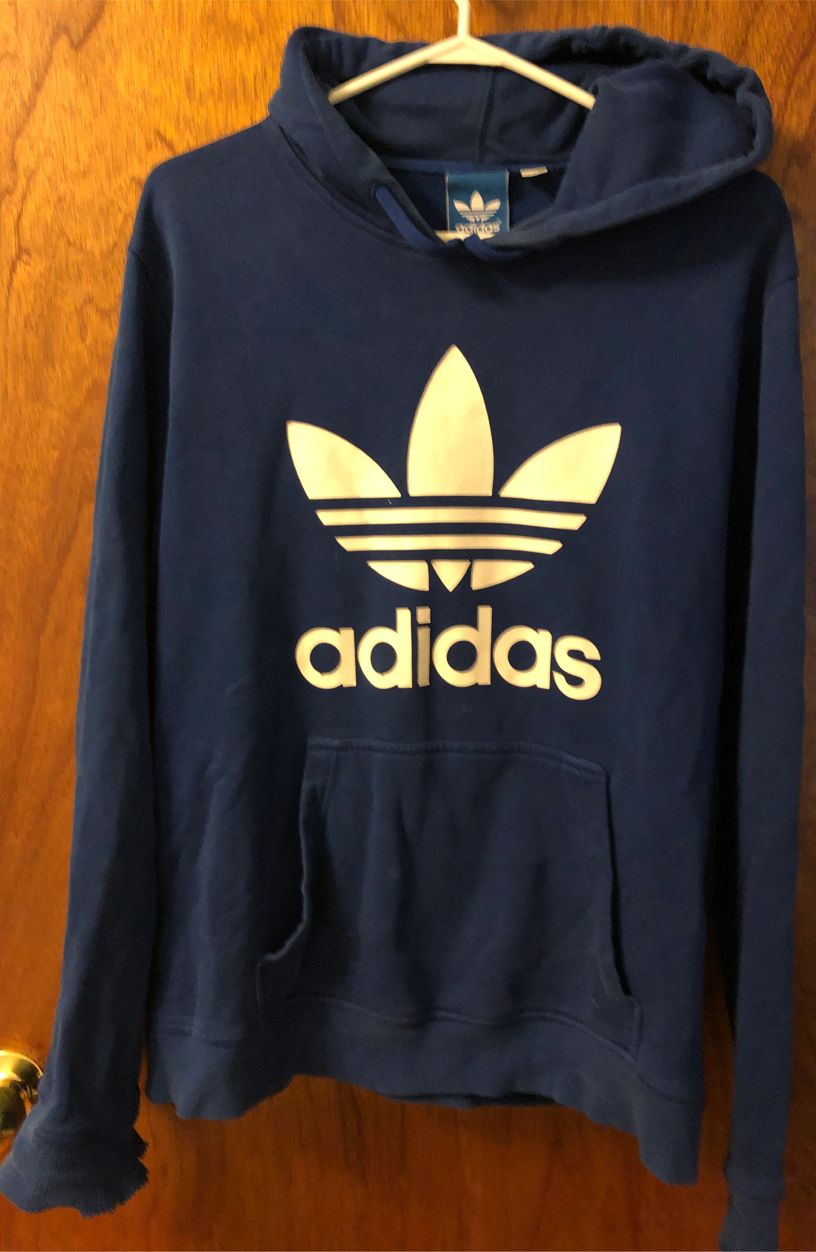 #Cleanout Adidas Blue Hoodie - Size M for men