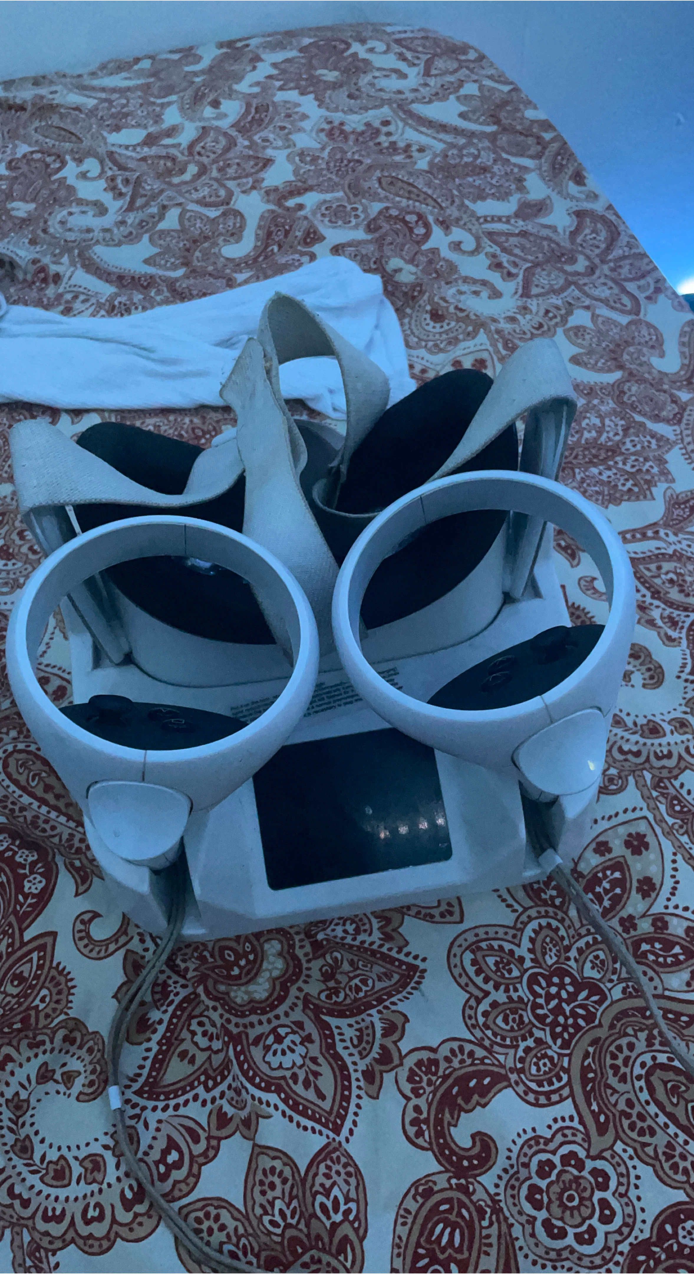 Meta Quest 2 Controllers with headset