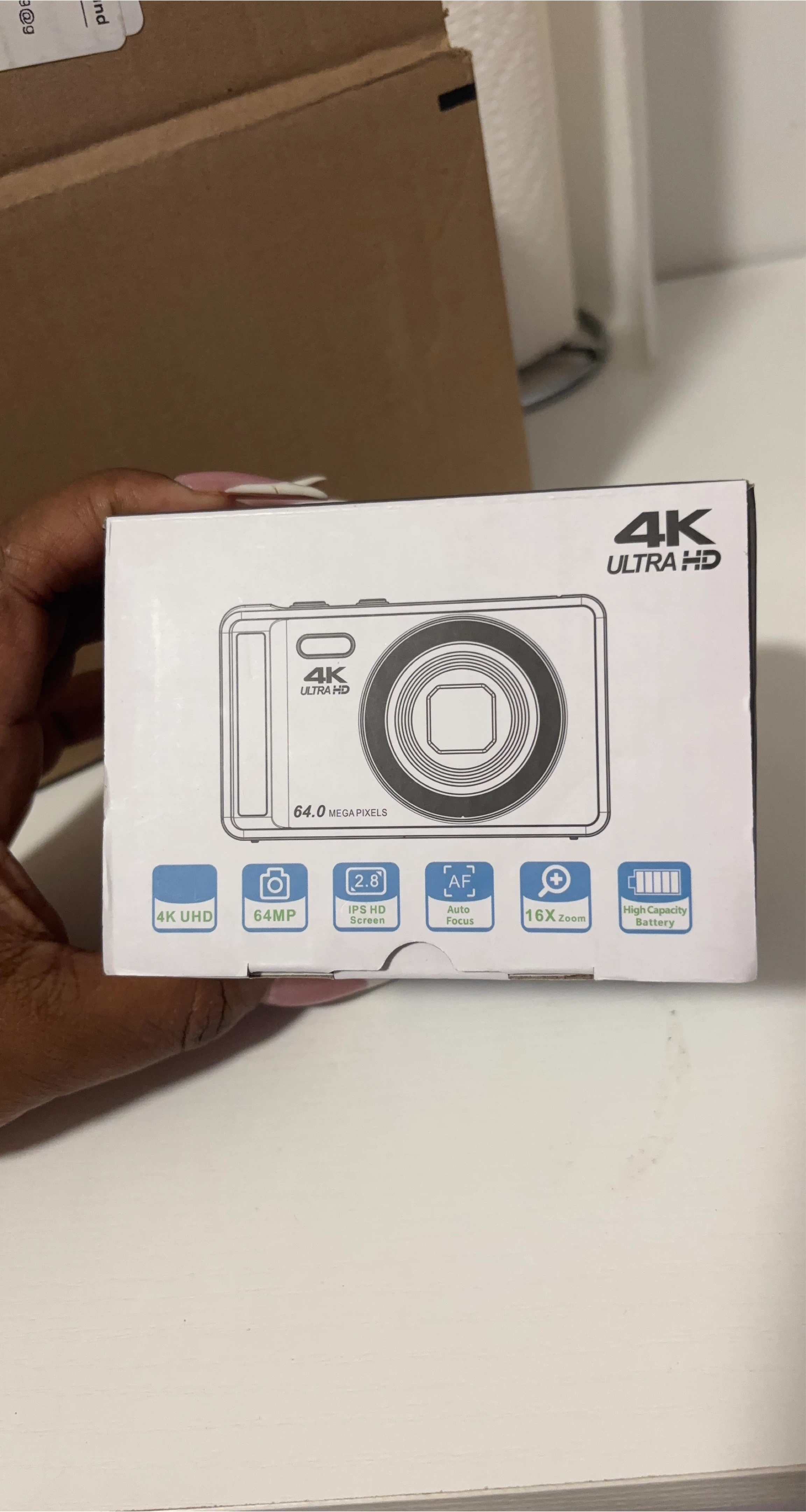 4K Ultra HD 64MP Digital Camera - New in Box