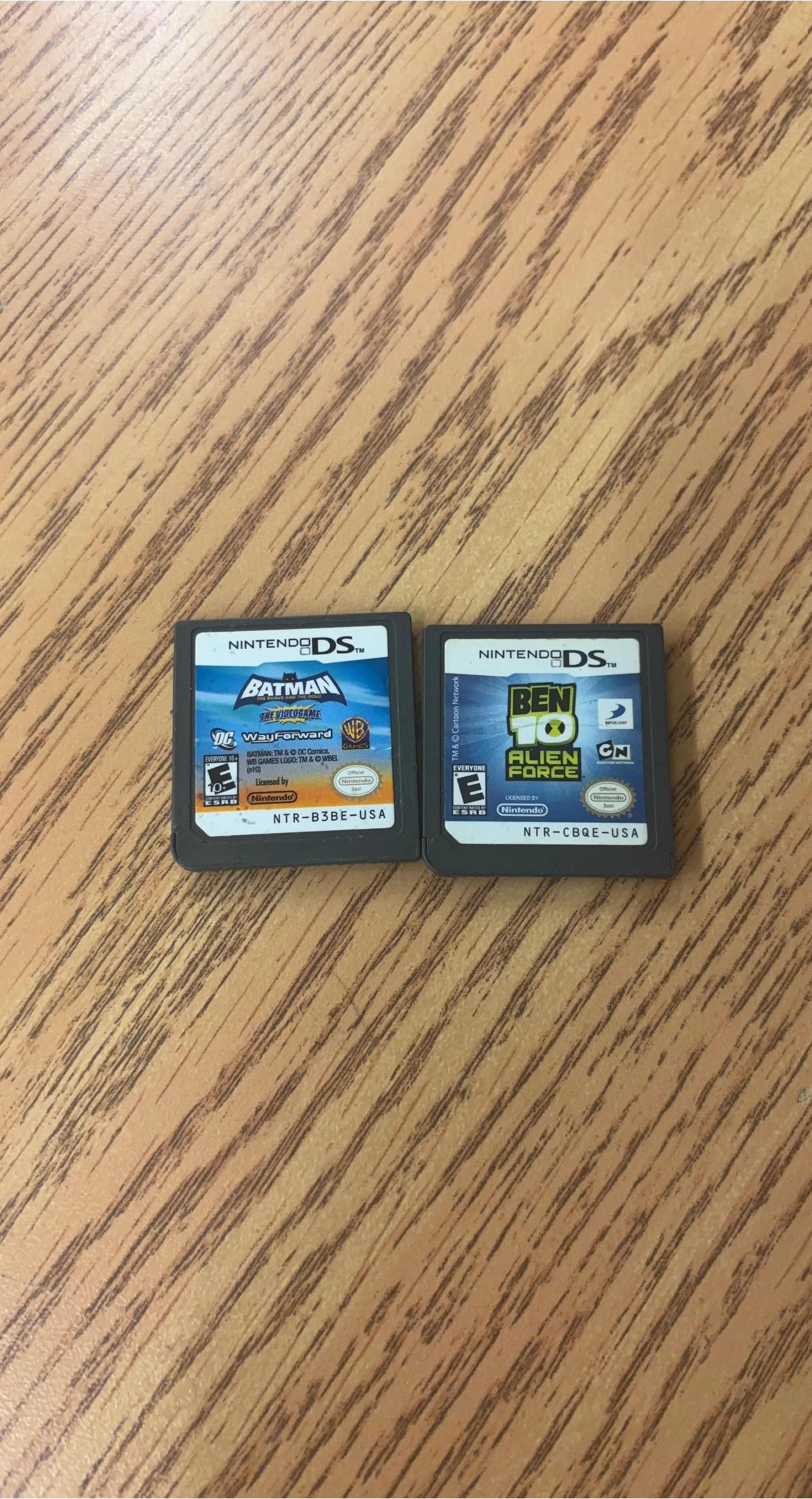 Nintendo DS Batman & Ben 10 Alien Force Games