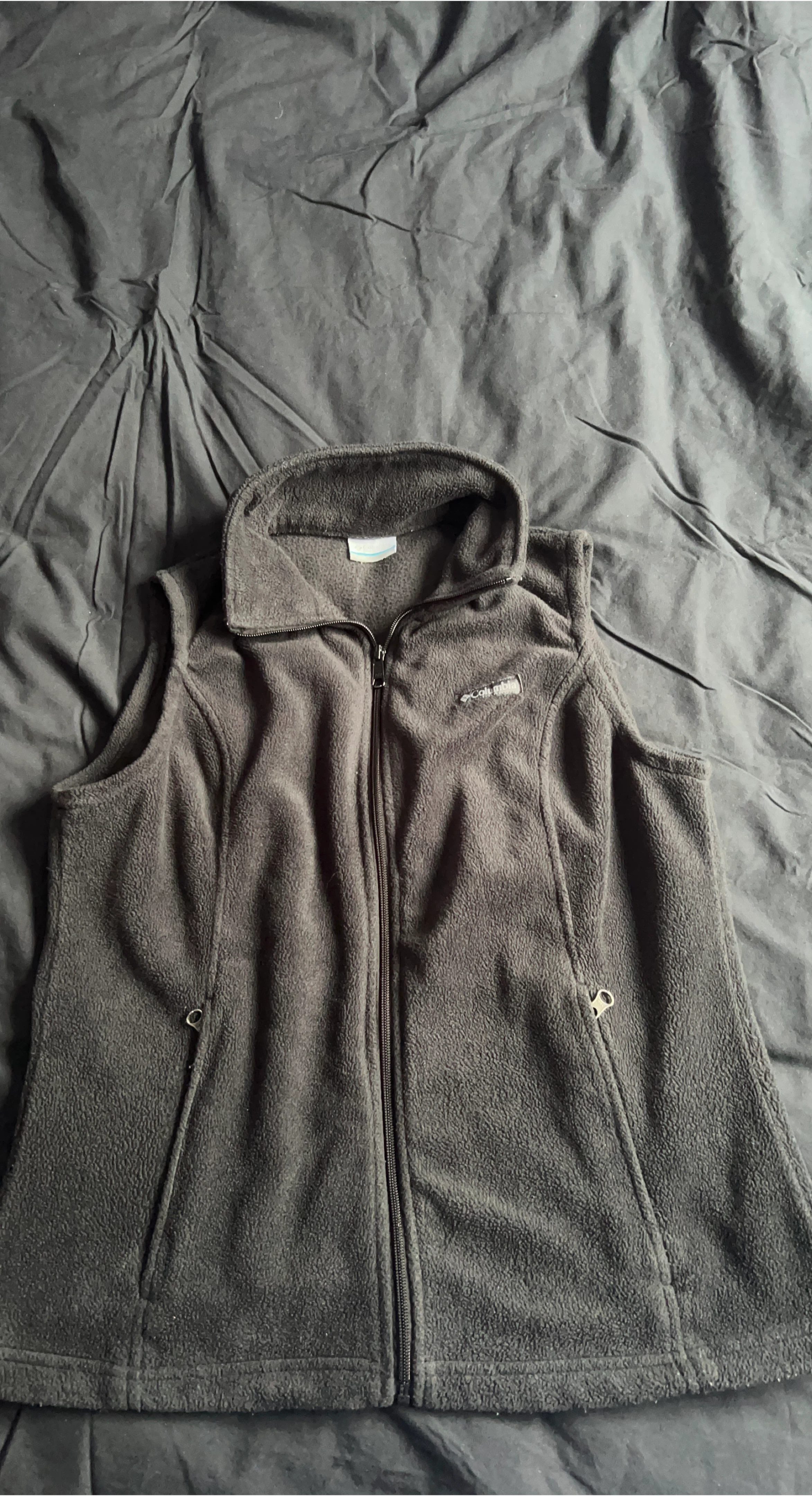Columbia Fleece Vest - Gray Size-Large