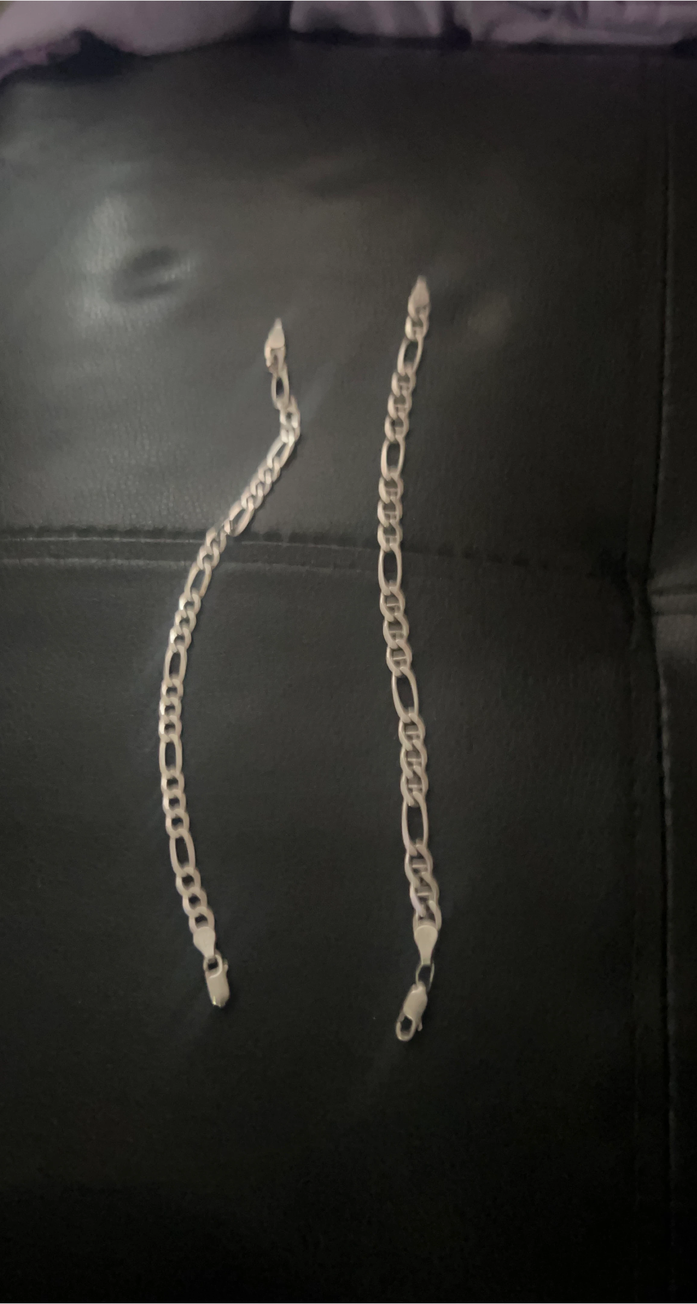 Silver Figaro Chain Necklace