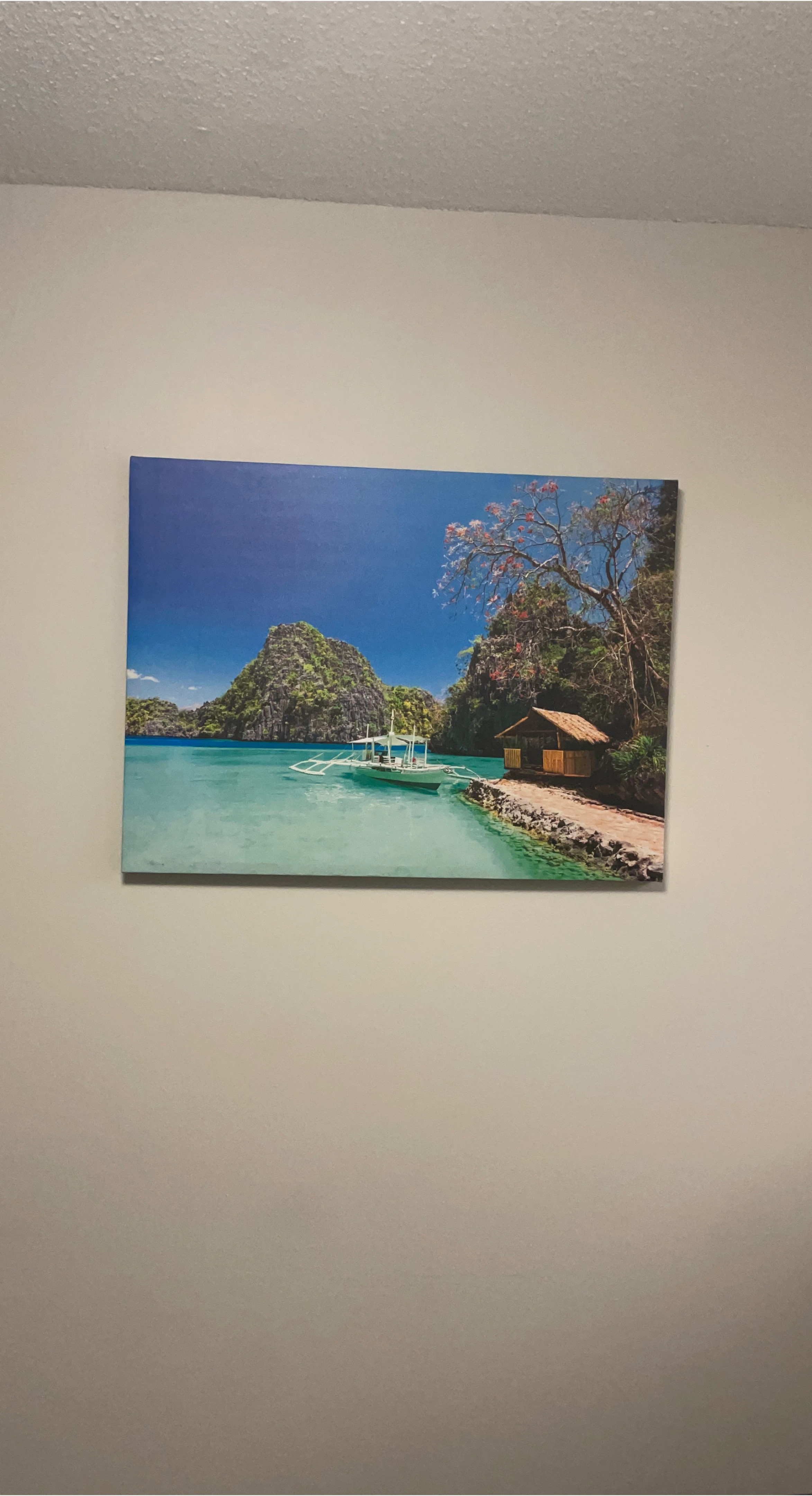 Tropical Island Canvas Print