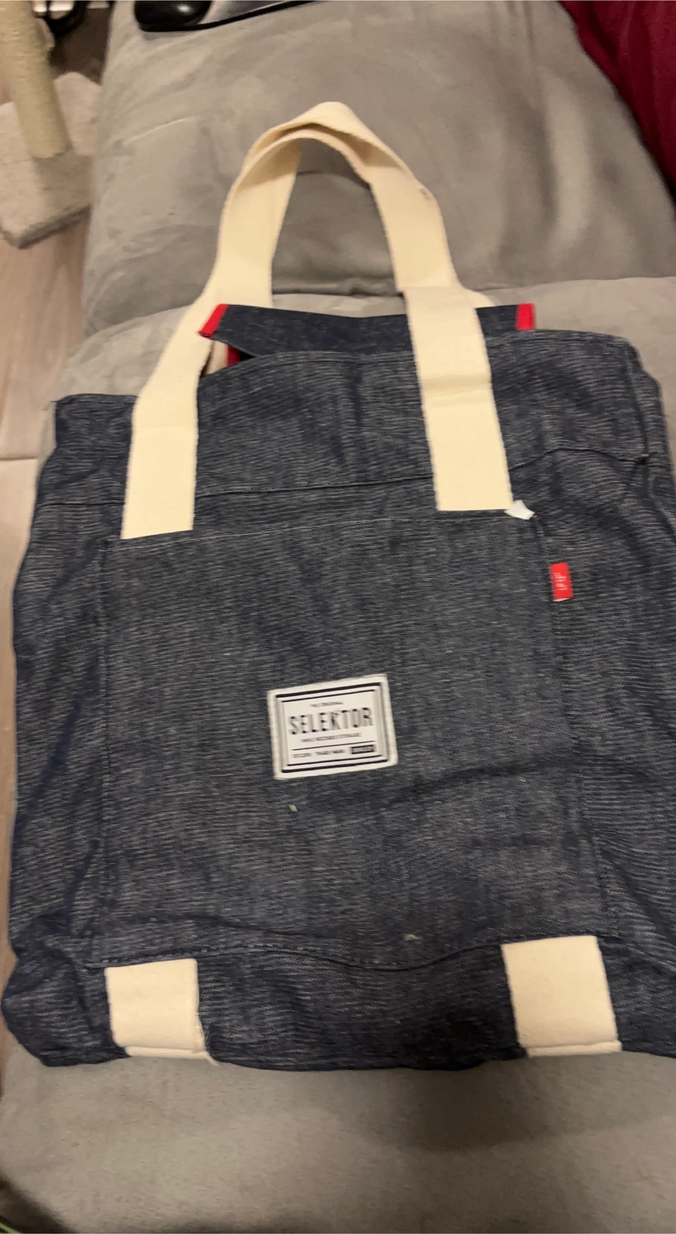 Selektor Denim Tote Bag