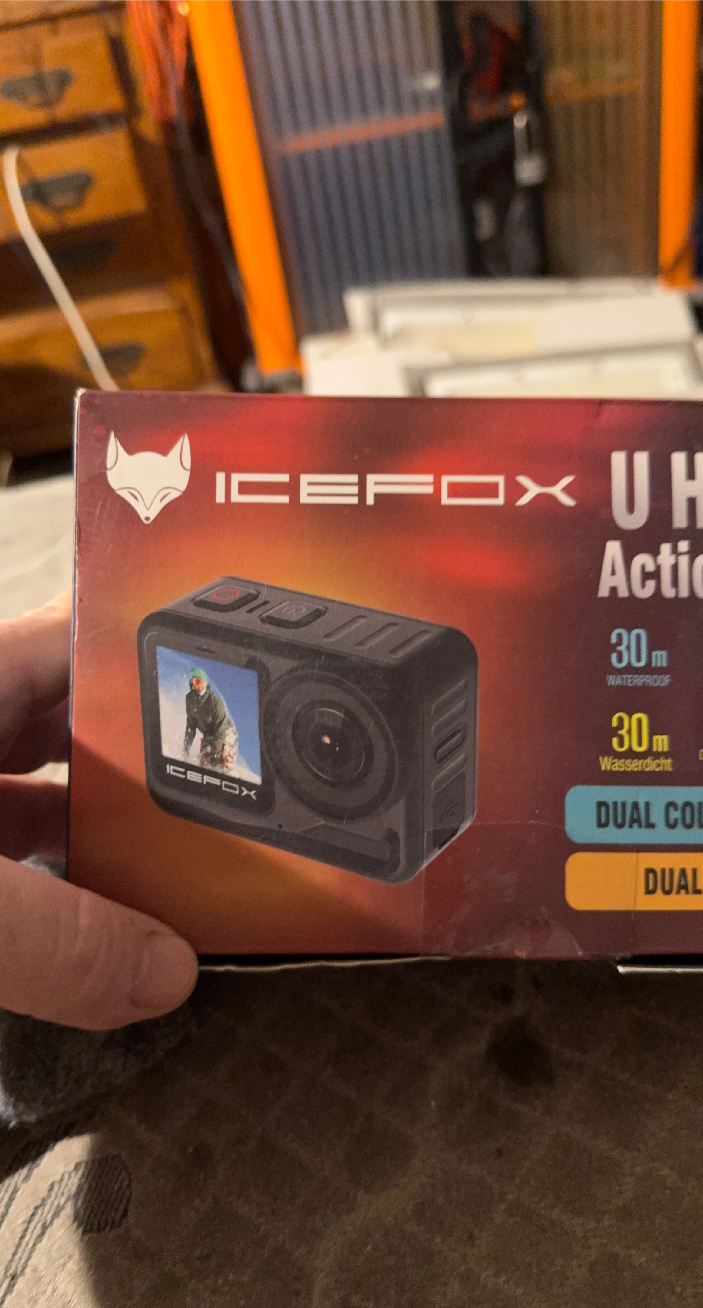 ICEFOX UHD Action Camera - Waterproof 30m