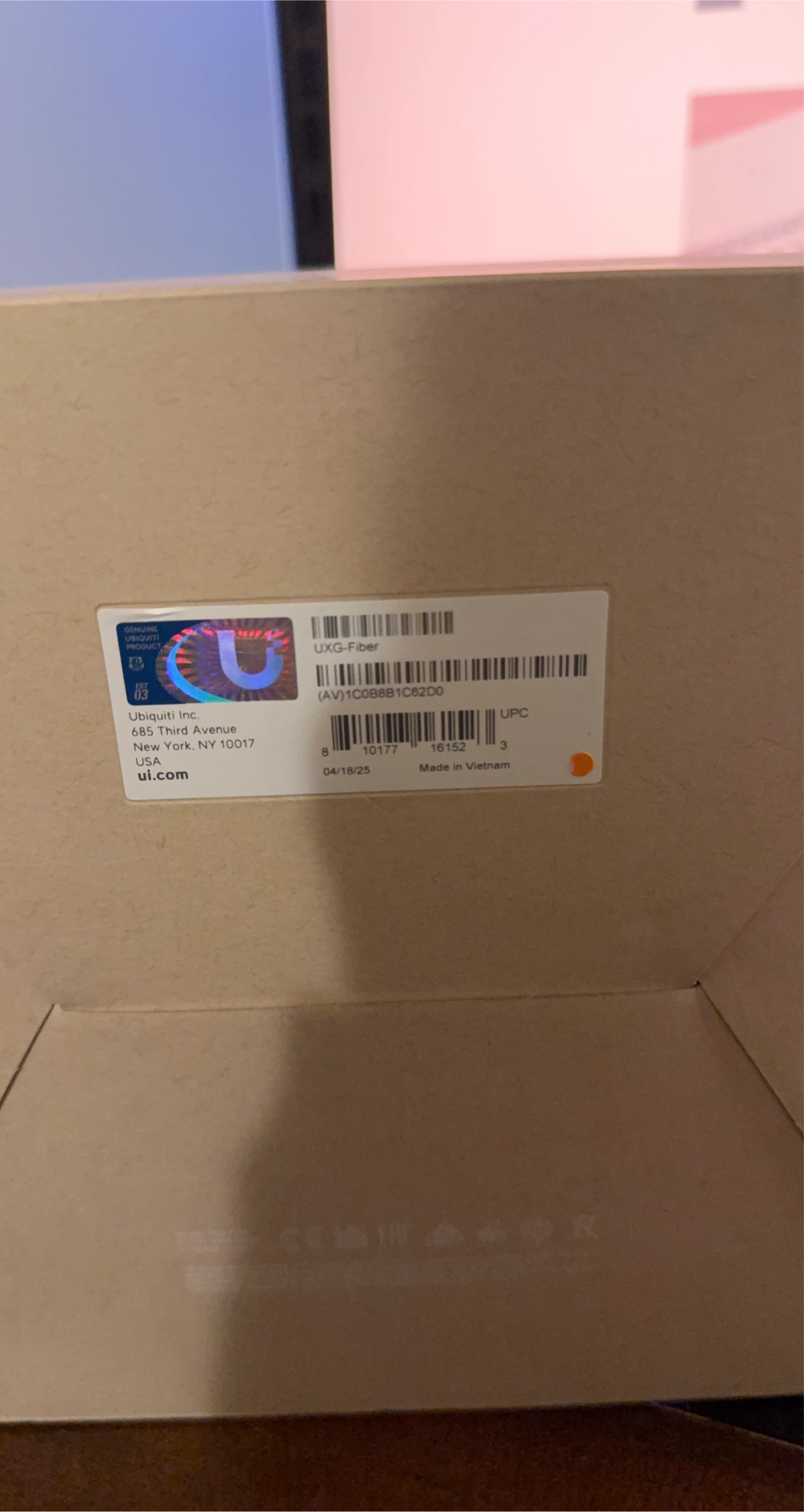 New Ubiquiti UXG-Fiber Gateway