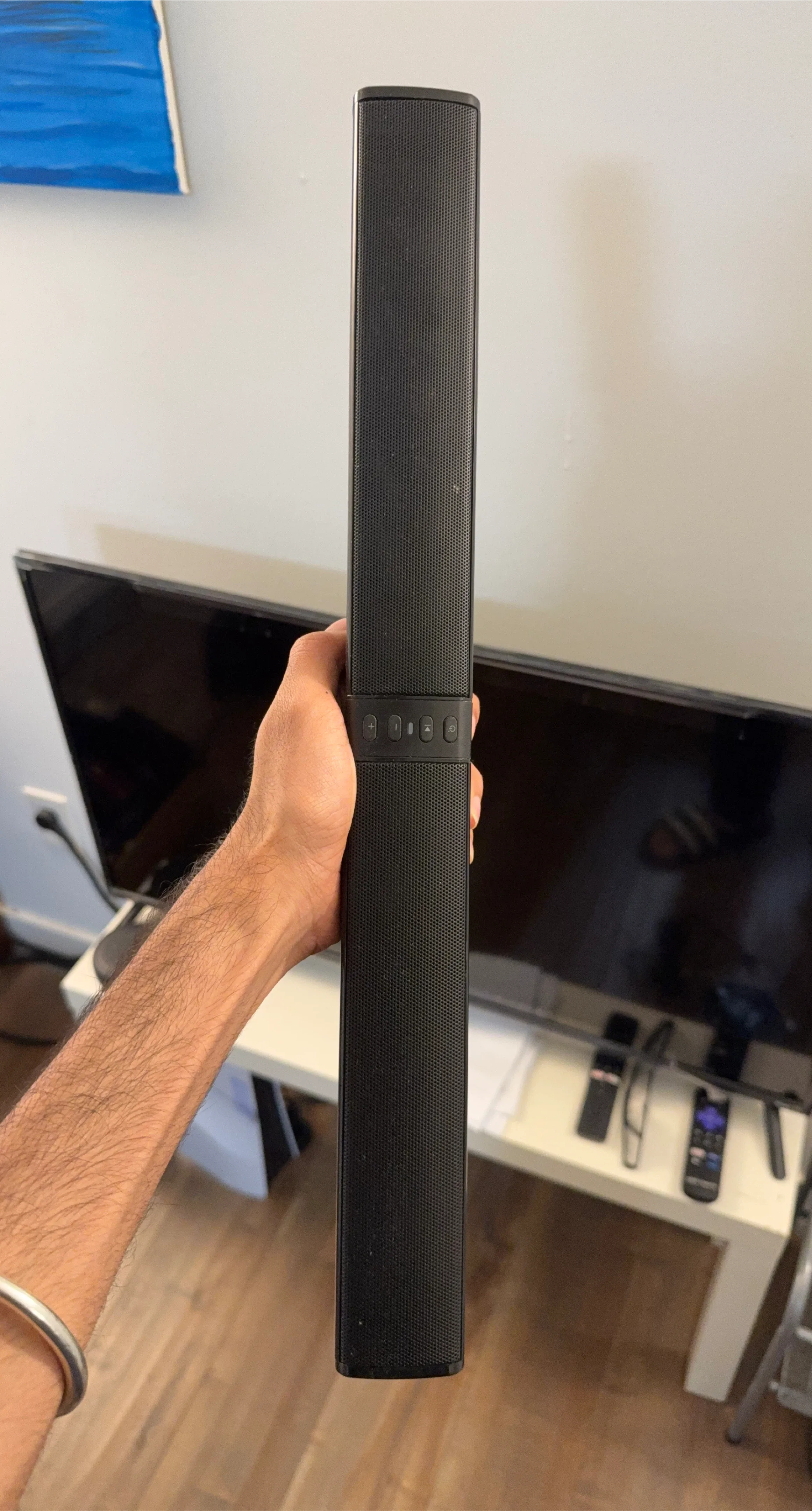 Black Soundbar Speaker