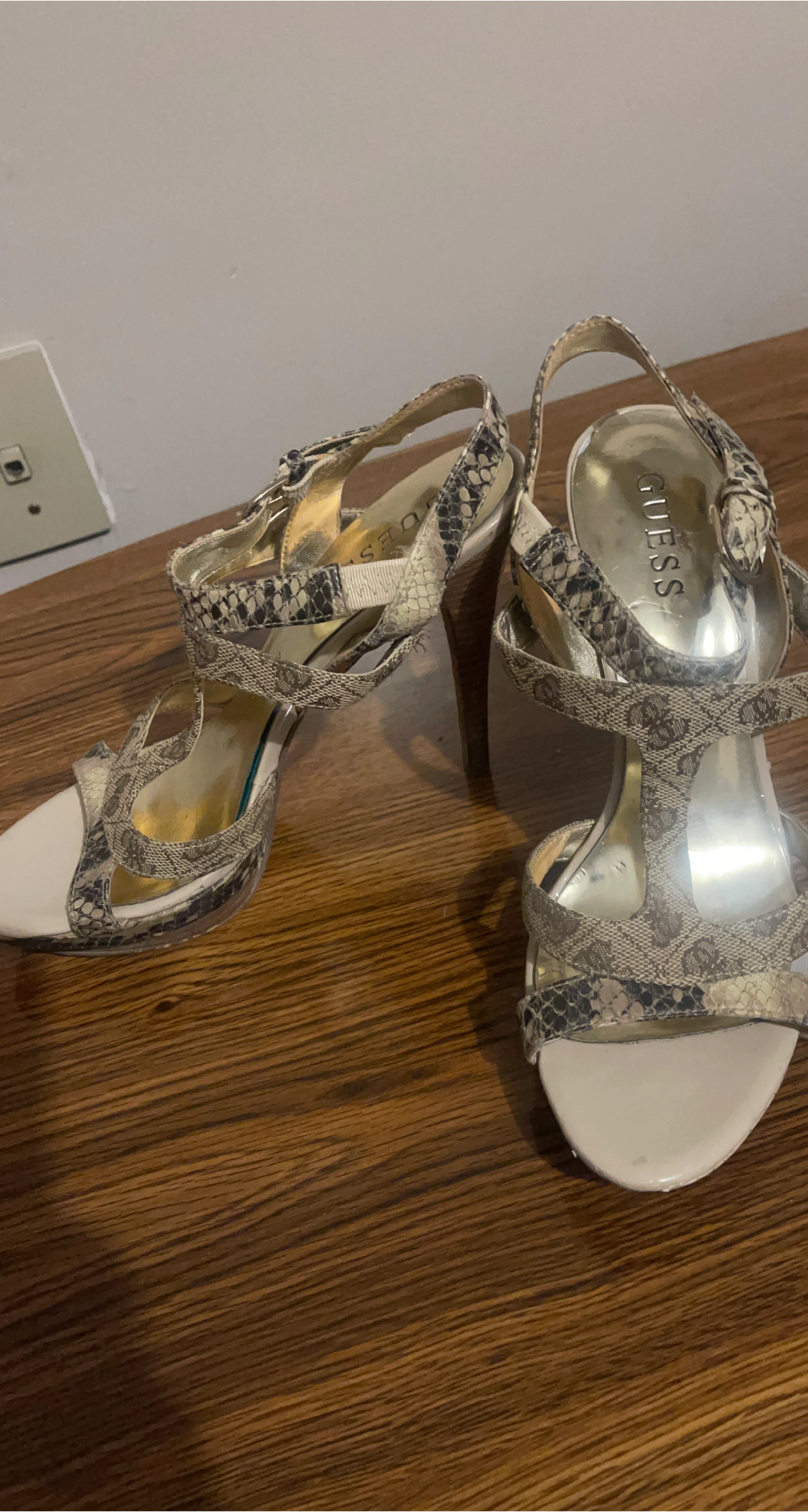 Guess Snakeskin Heels