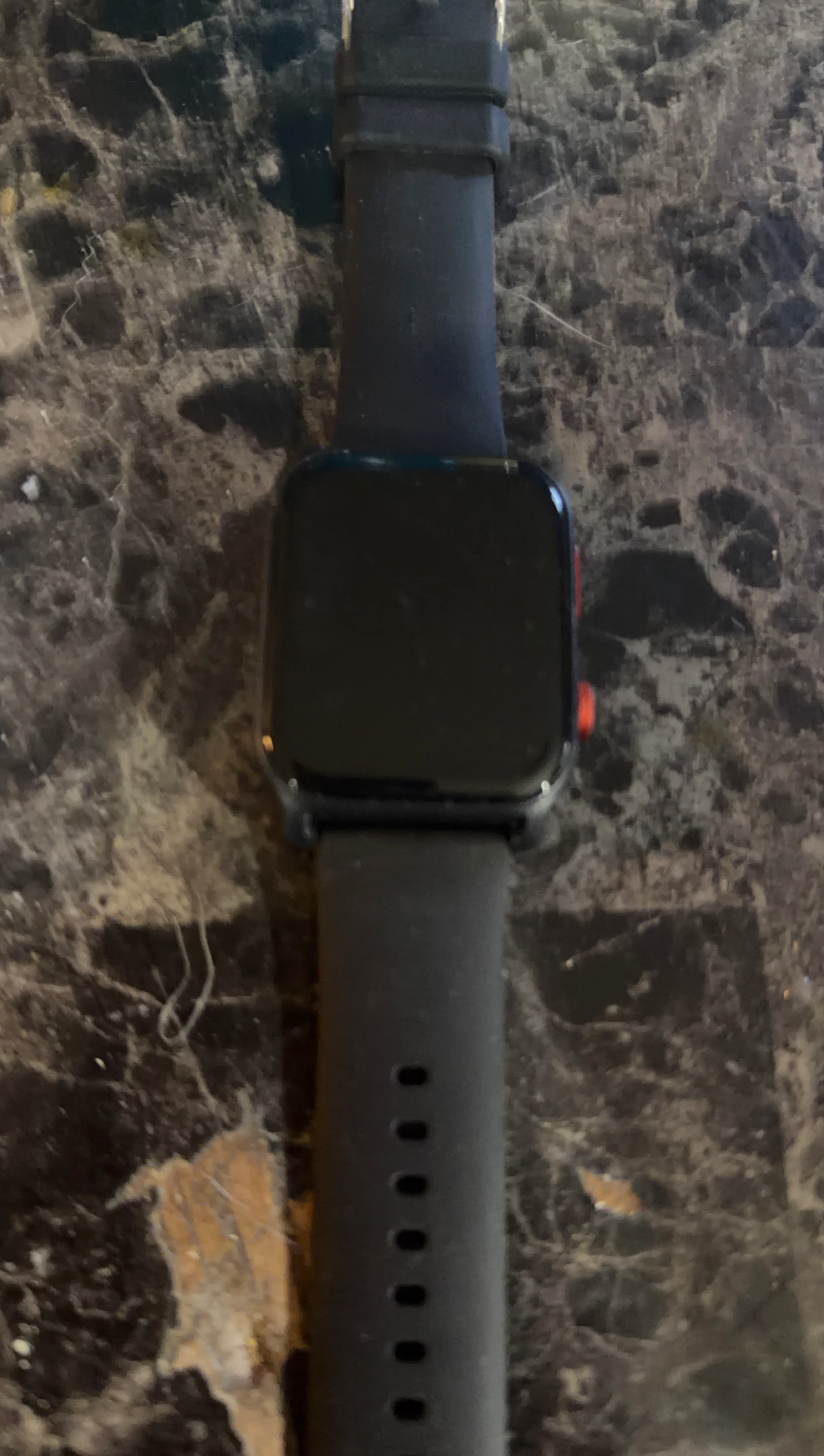 Smart Watch with Black Band