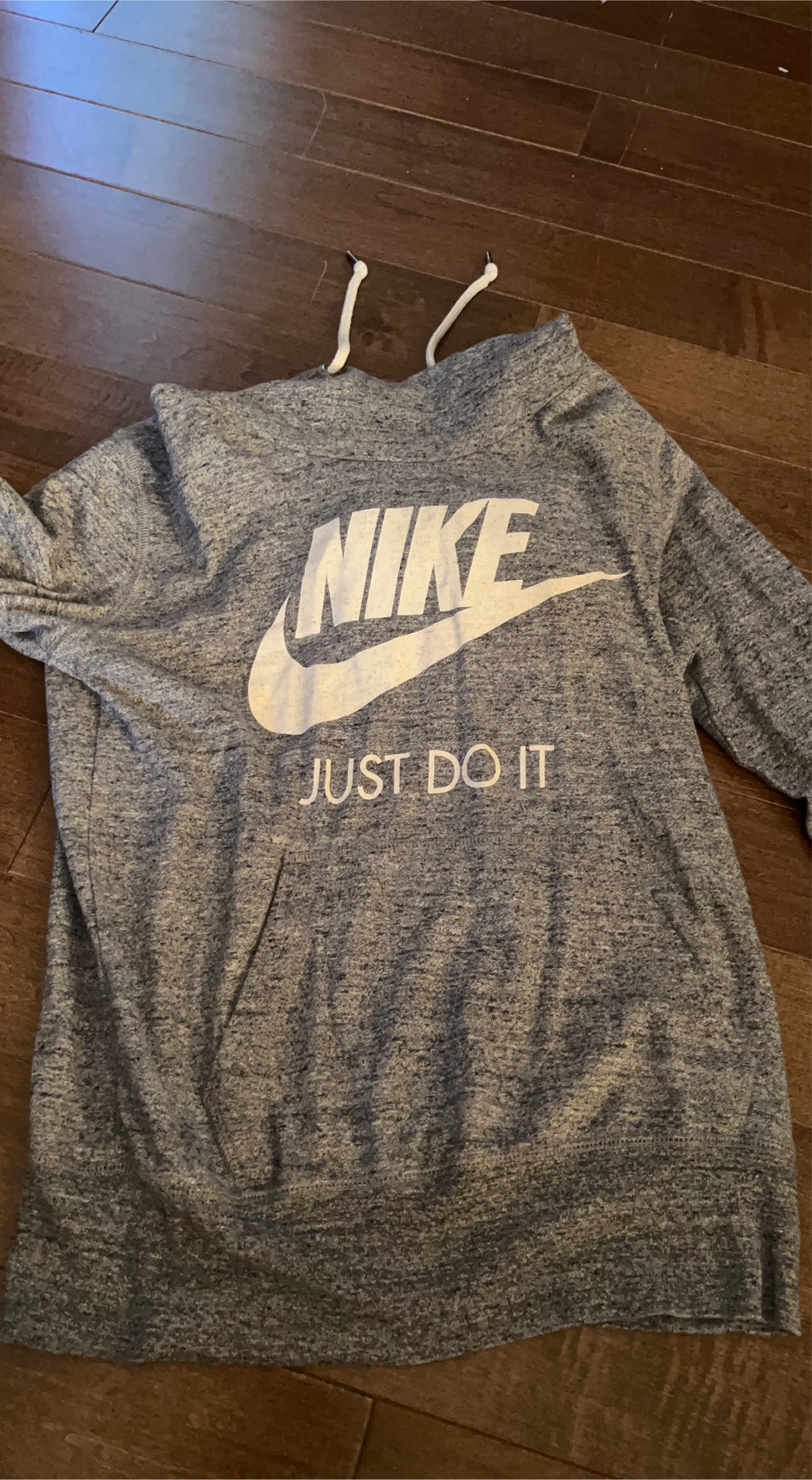 Nike Grey Hoodie - Just Do It