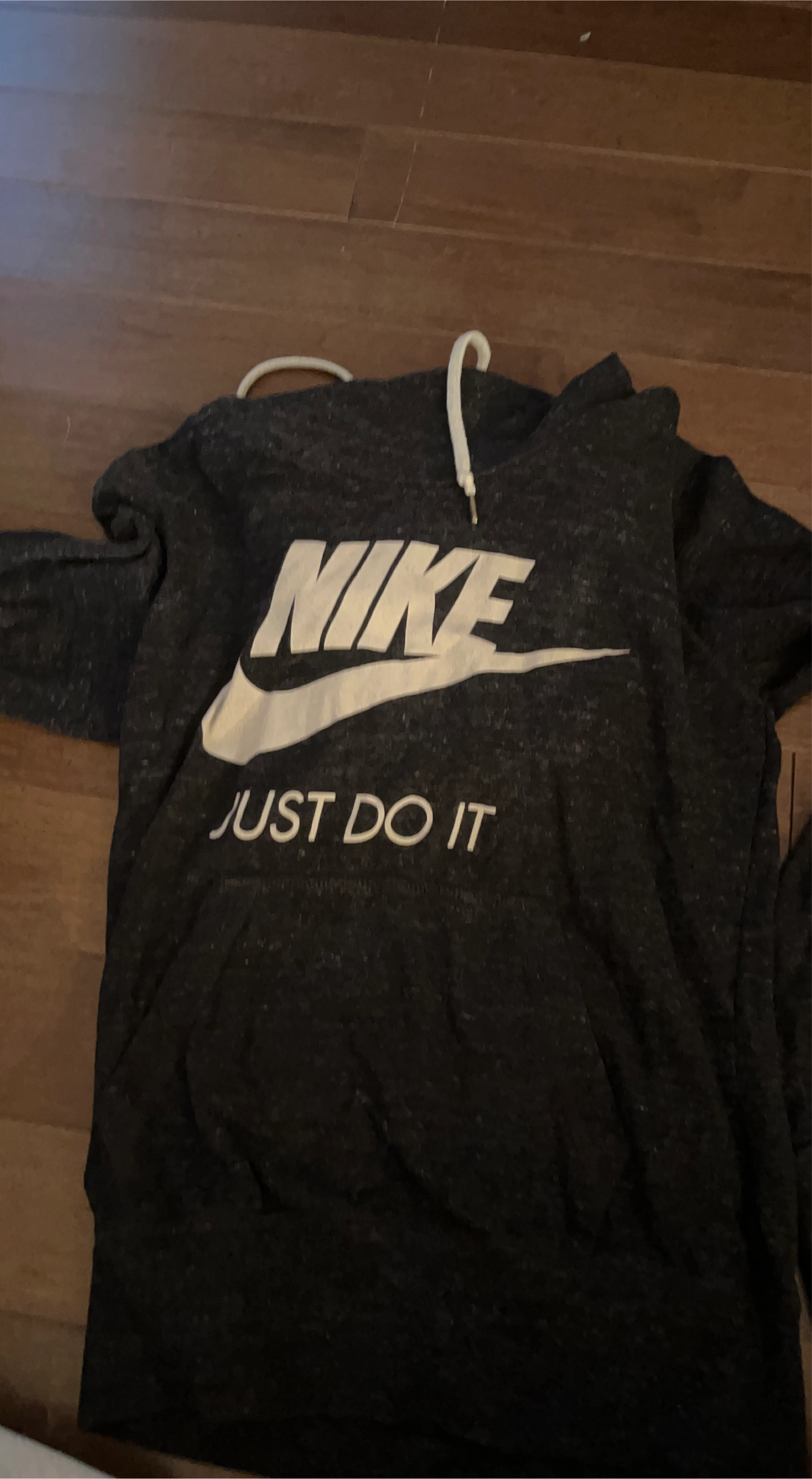 Nike "Just Do It" Black Hoodie