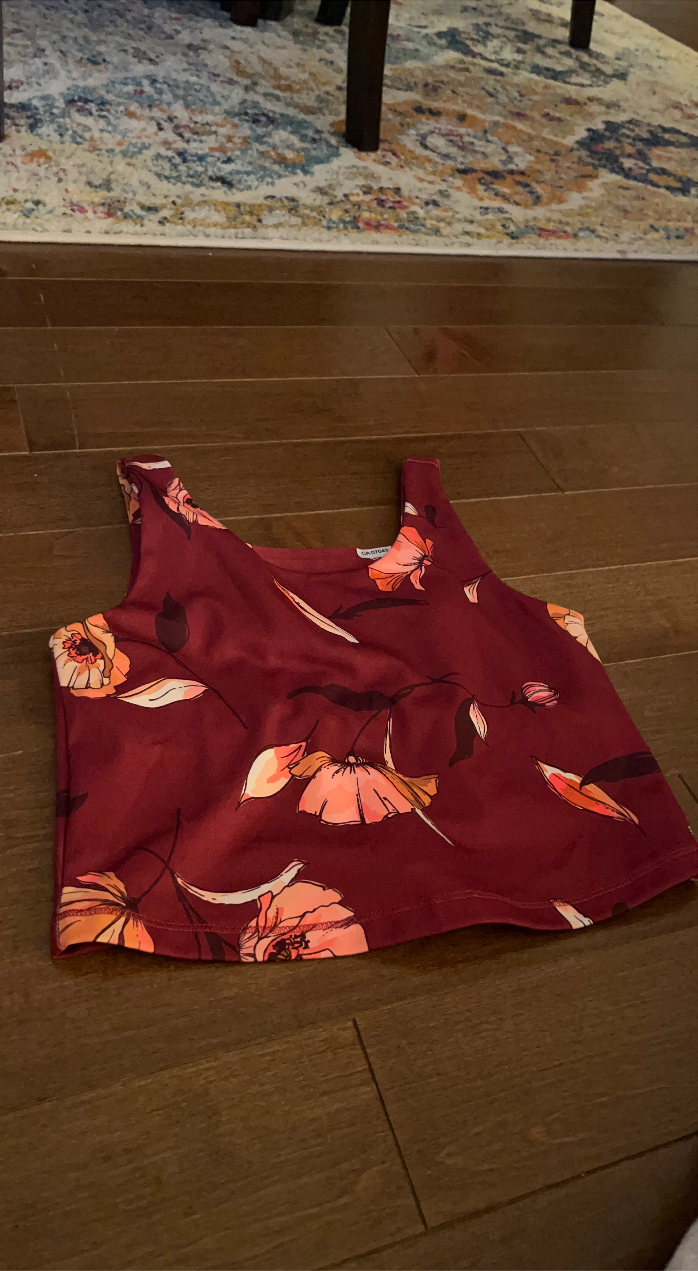 Floral Print Tank Top