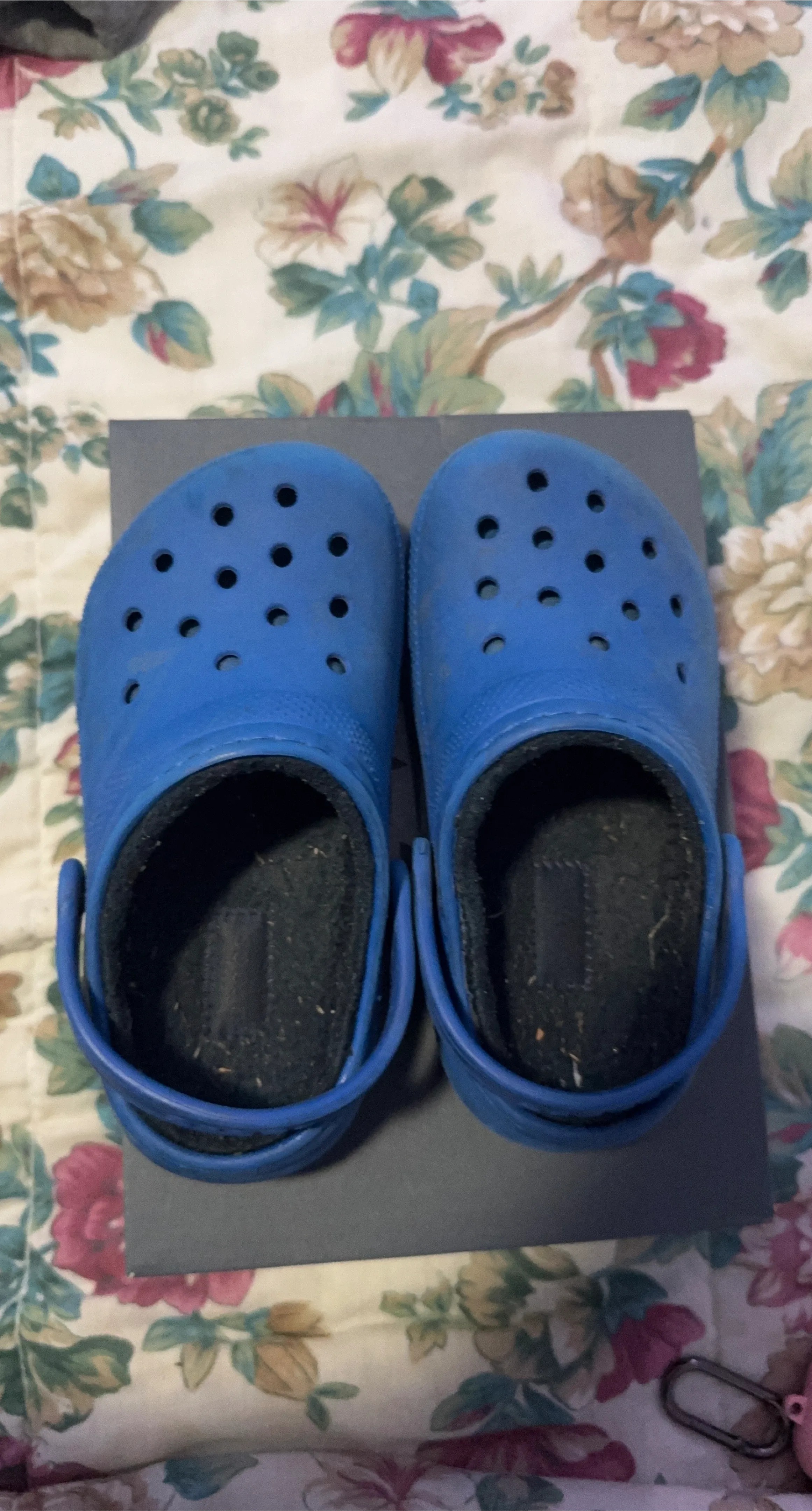 Blue Crocs Size C10