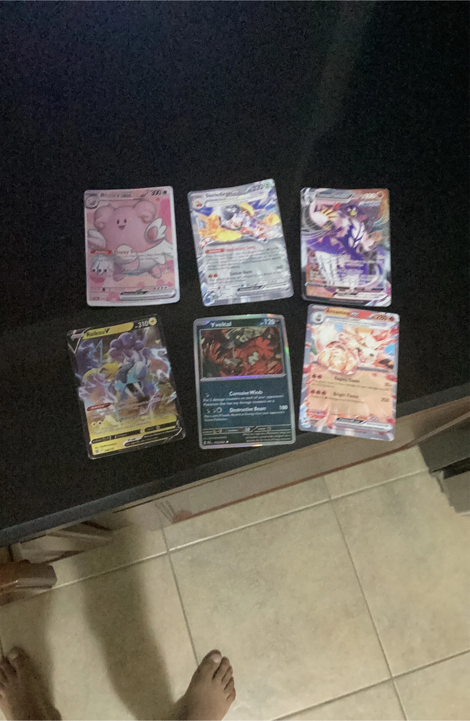 Pokemon Cards - Blissey, Raikou, Yveltal