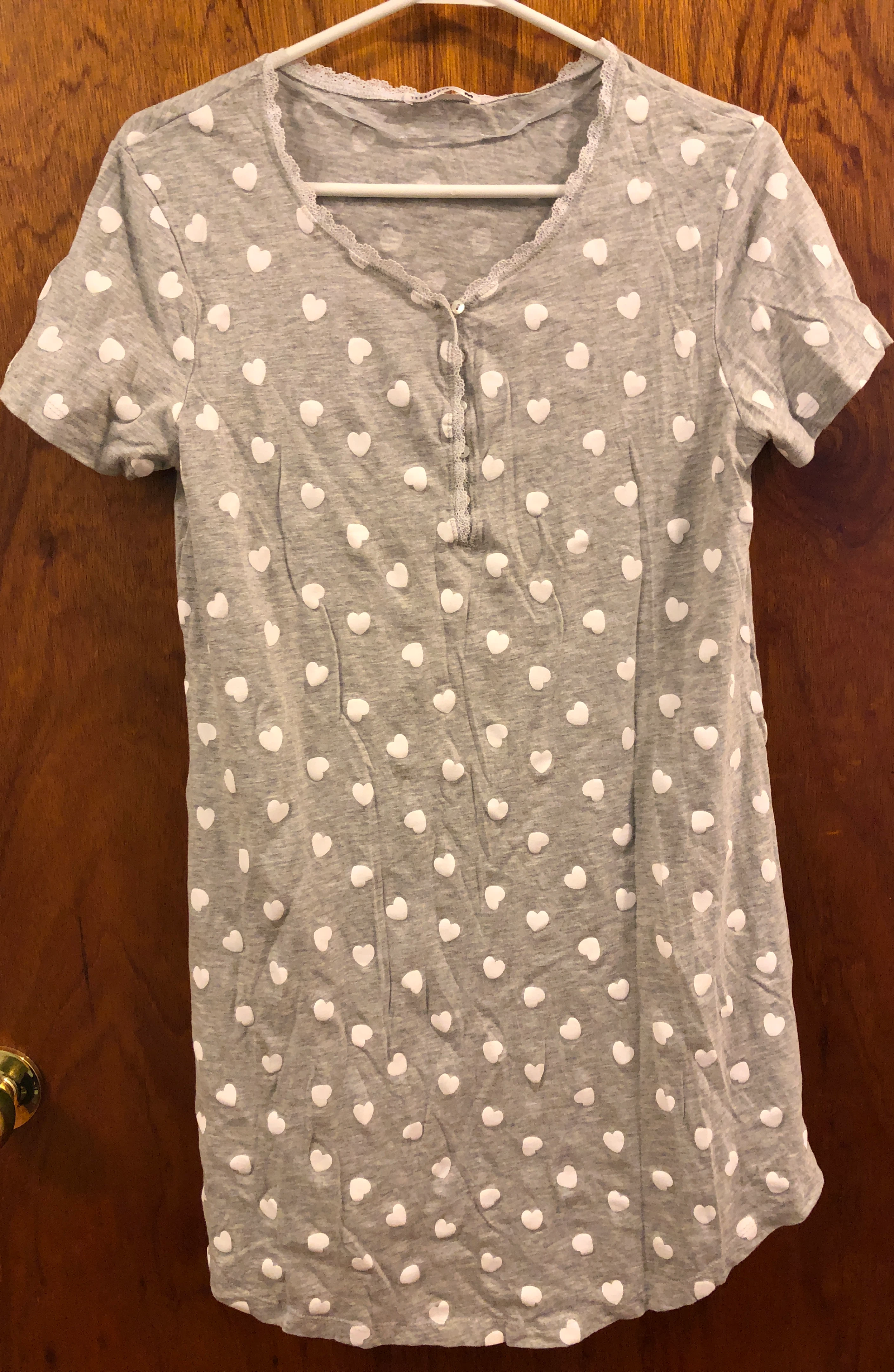 #Cleanout Terranova Grey Heart Dress - Size M