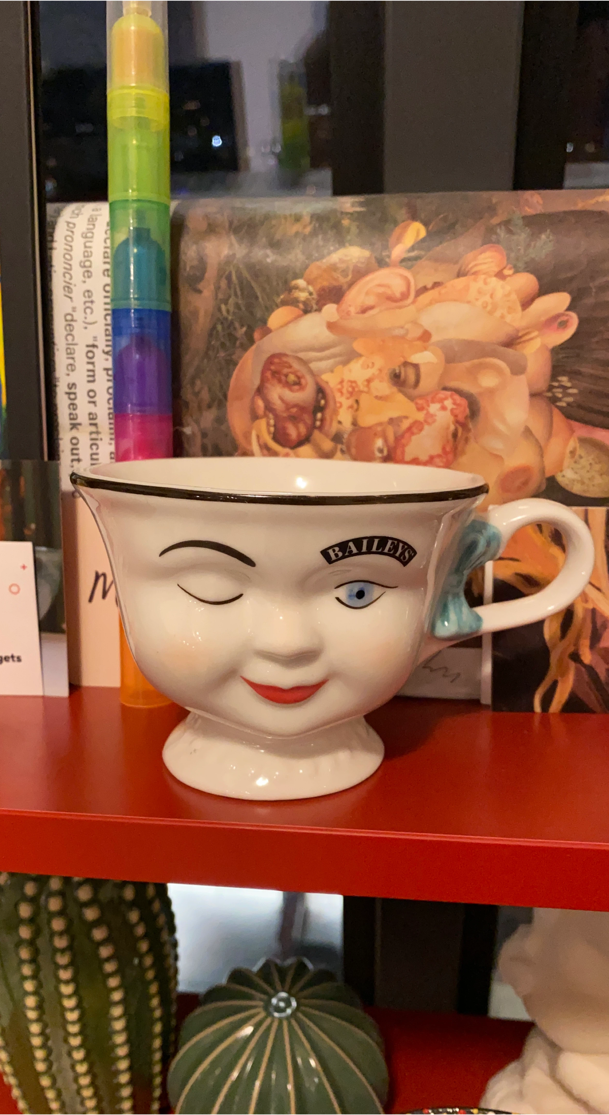 Baileys Face Mug – Cute Vintage Novelty Cup