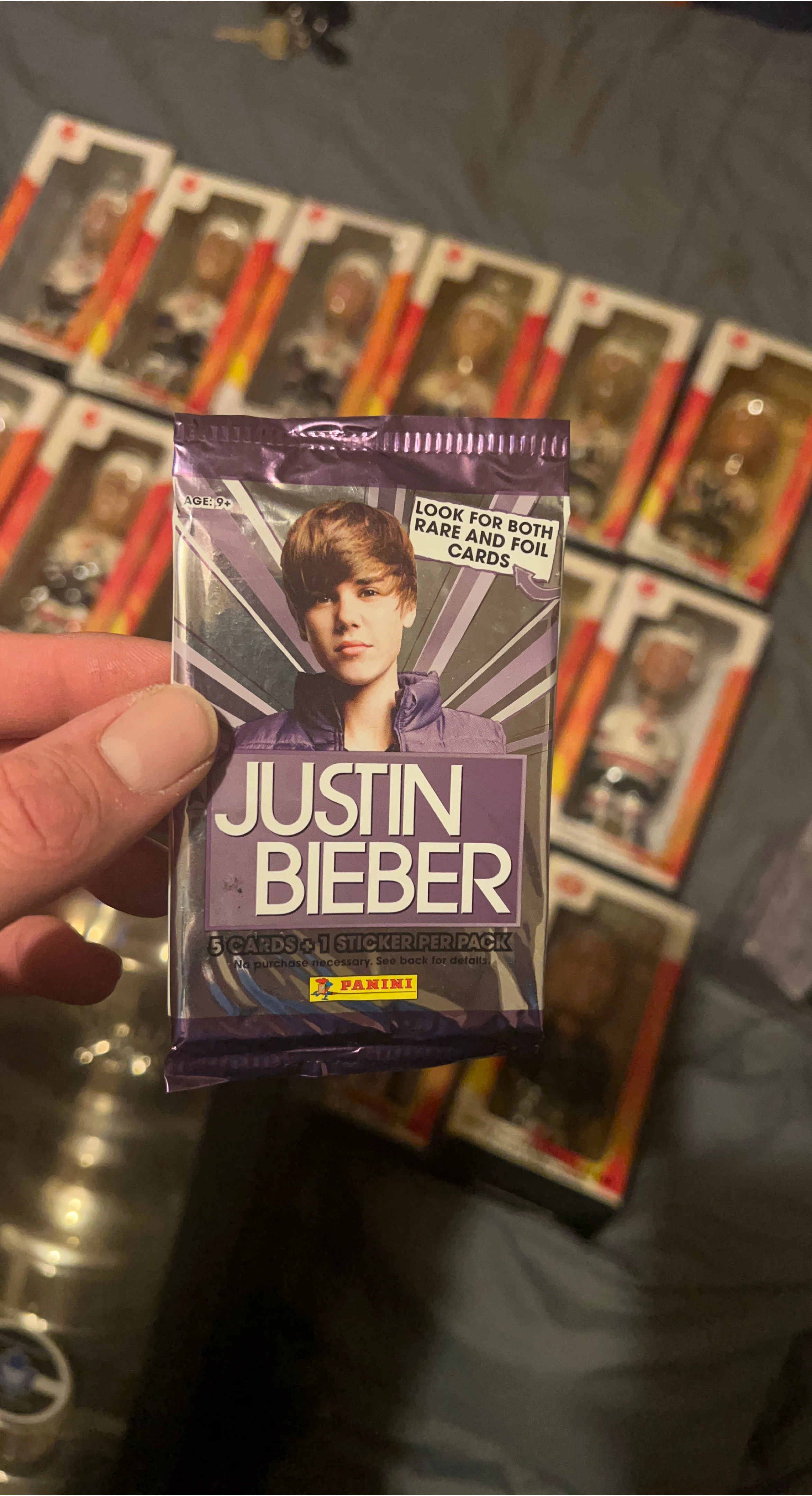 Justin Bieber Trading Cards - Panini