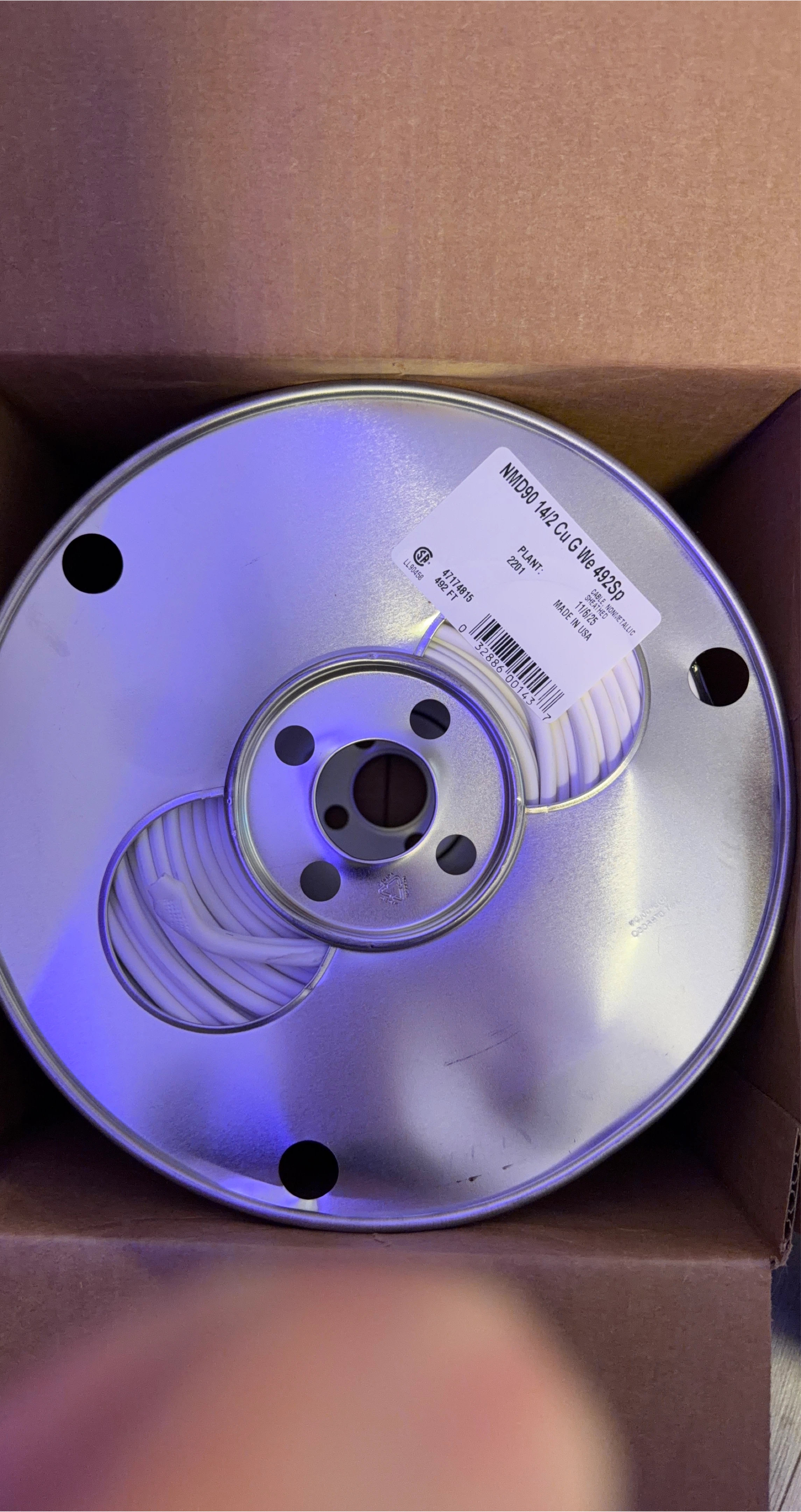 NMD90 14/2 Copper Wire 492ft