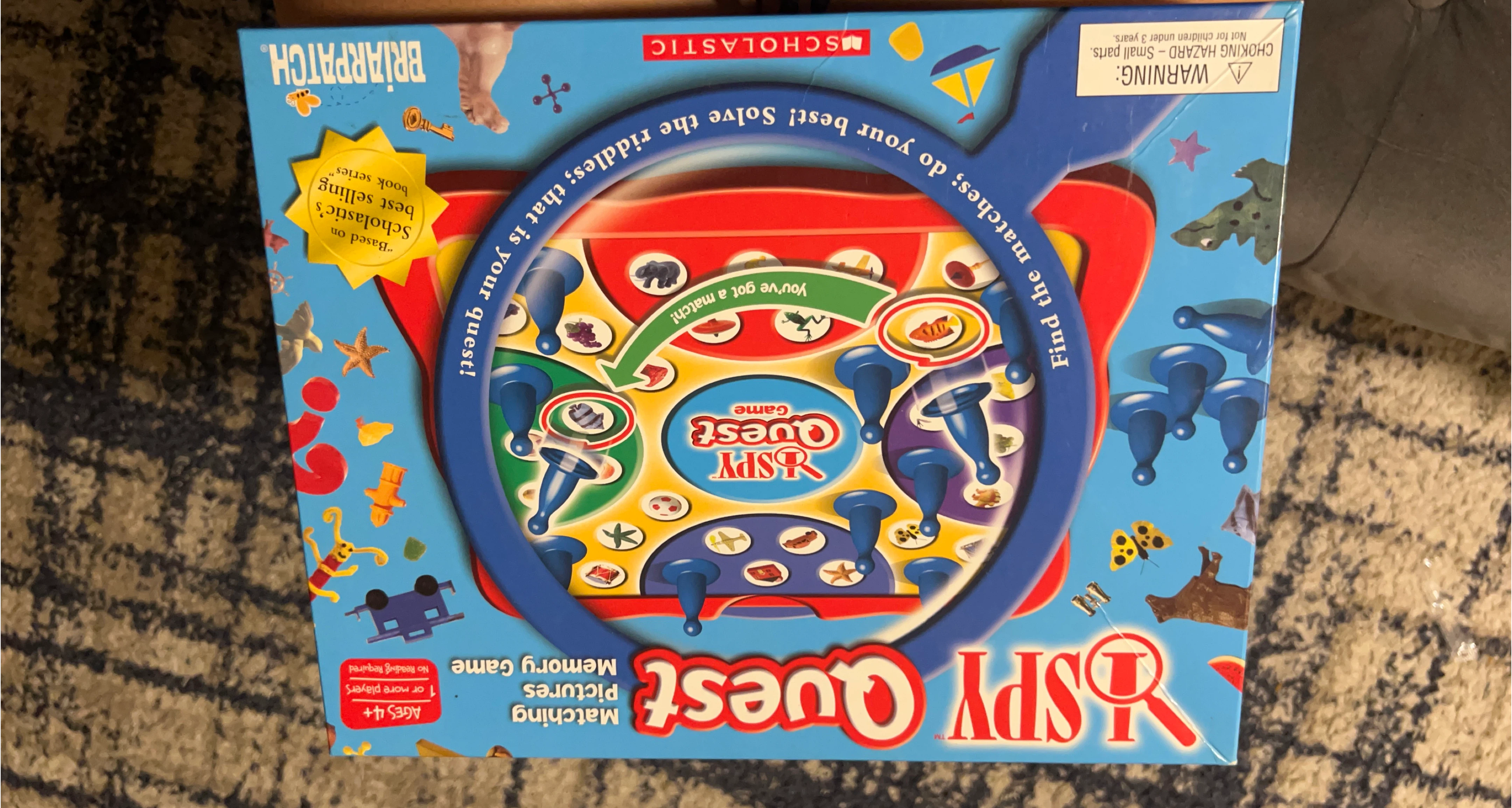 I SPY Quest Matching Memory Game Ages 4+