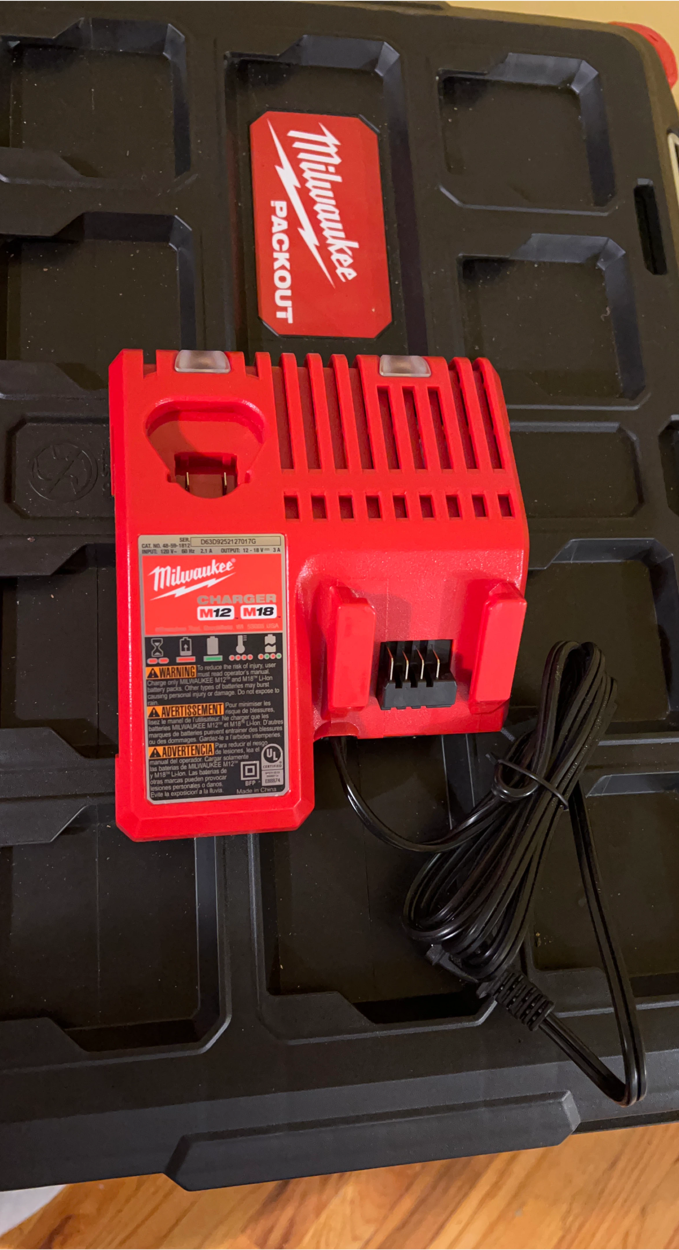 Milwaukee M12 M18 Battery Charger