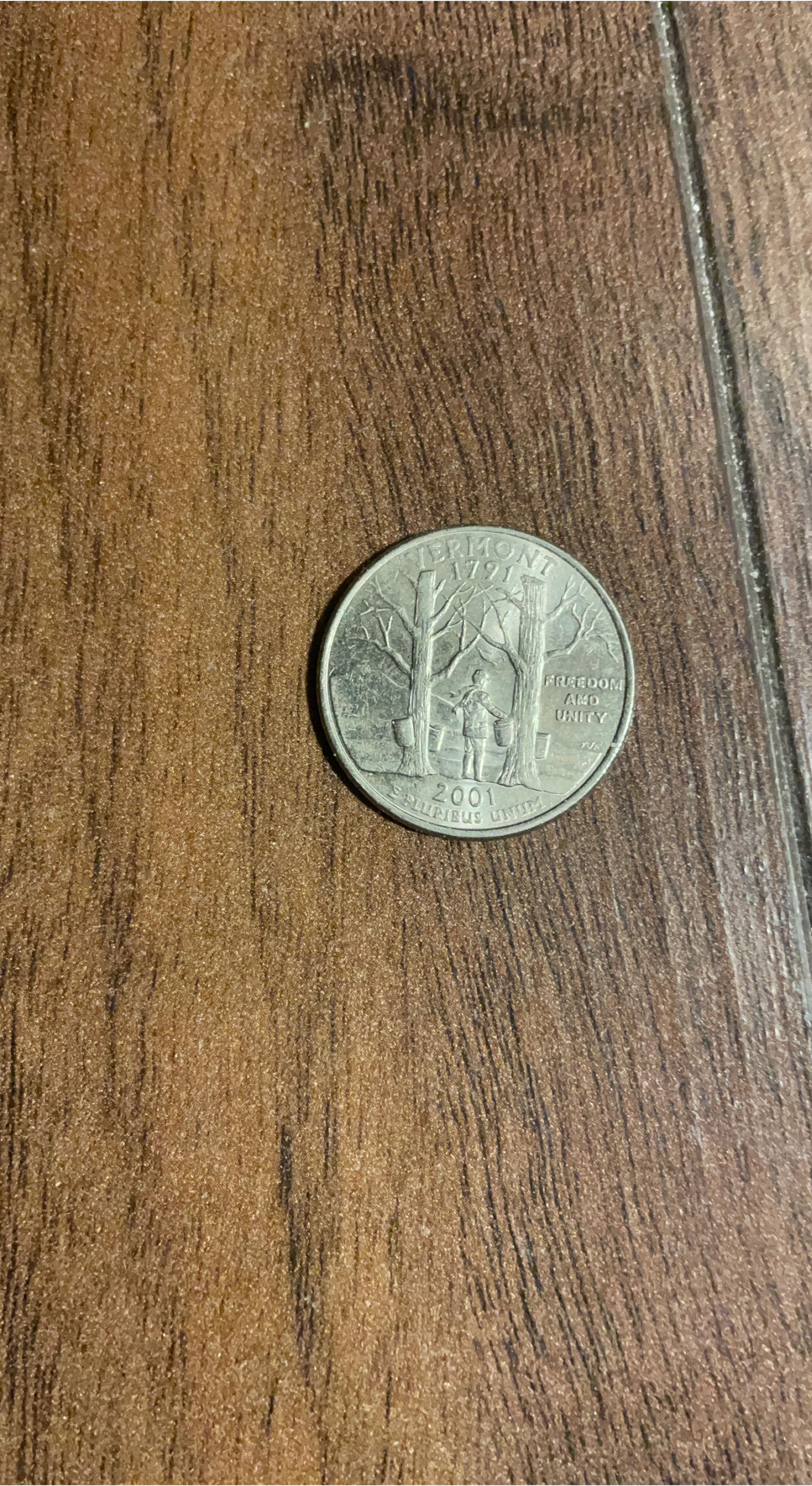 Vermont Quarter 2001
