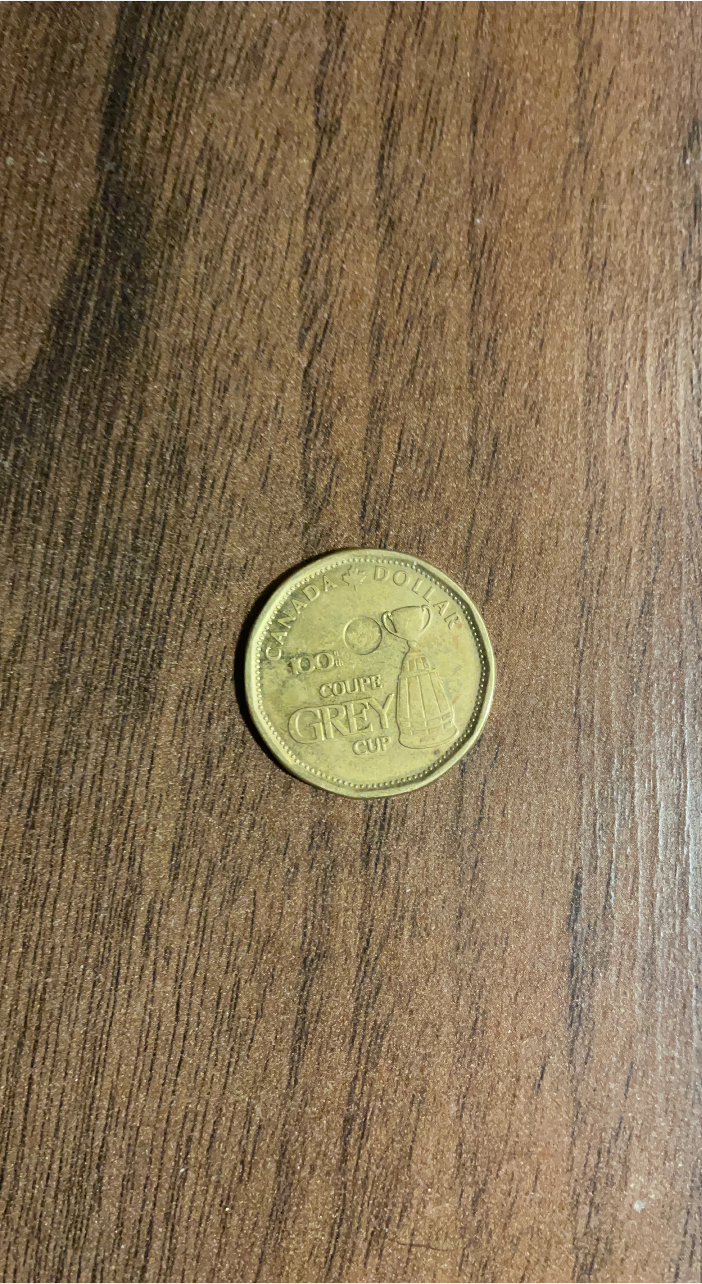 Canada 1 Dollar Grey Cup Coin