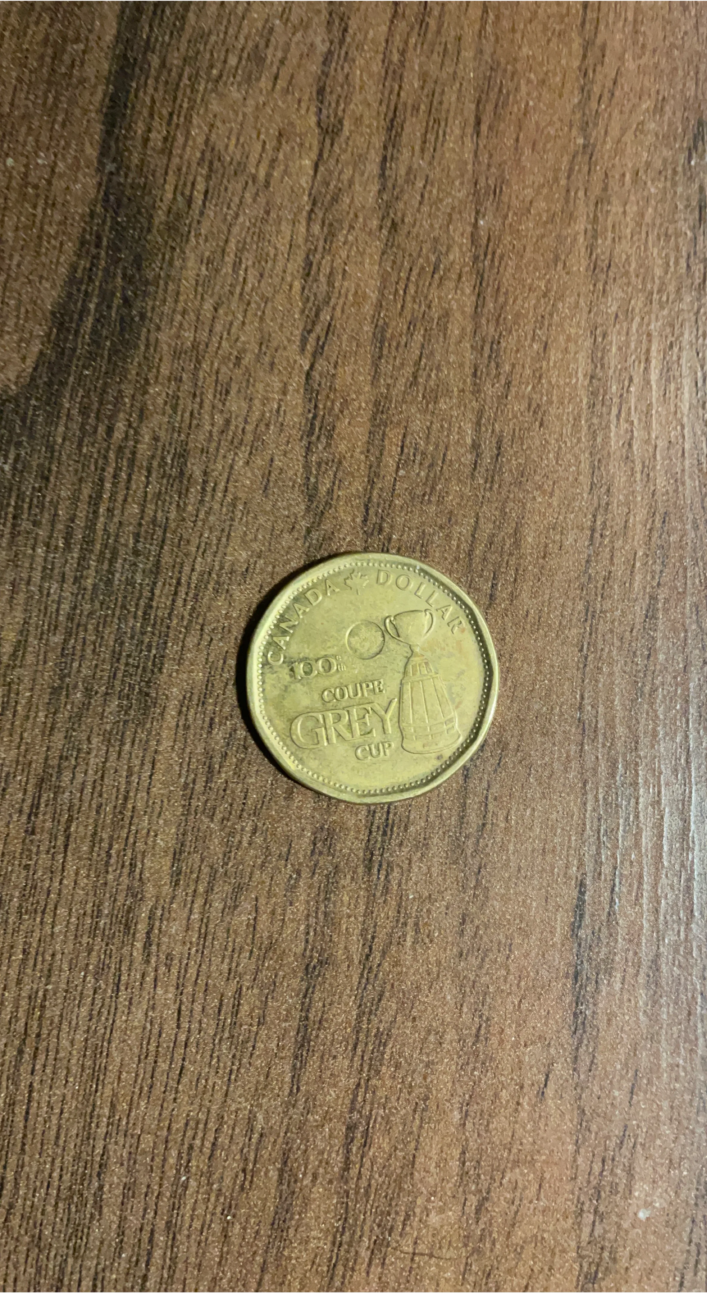 Canada 1 Dollar Grey Cup Coin