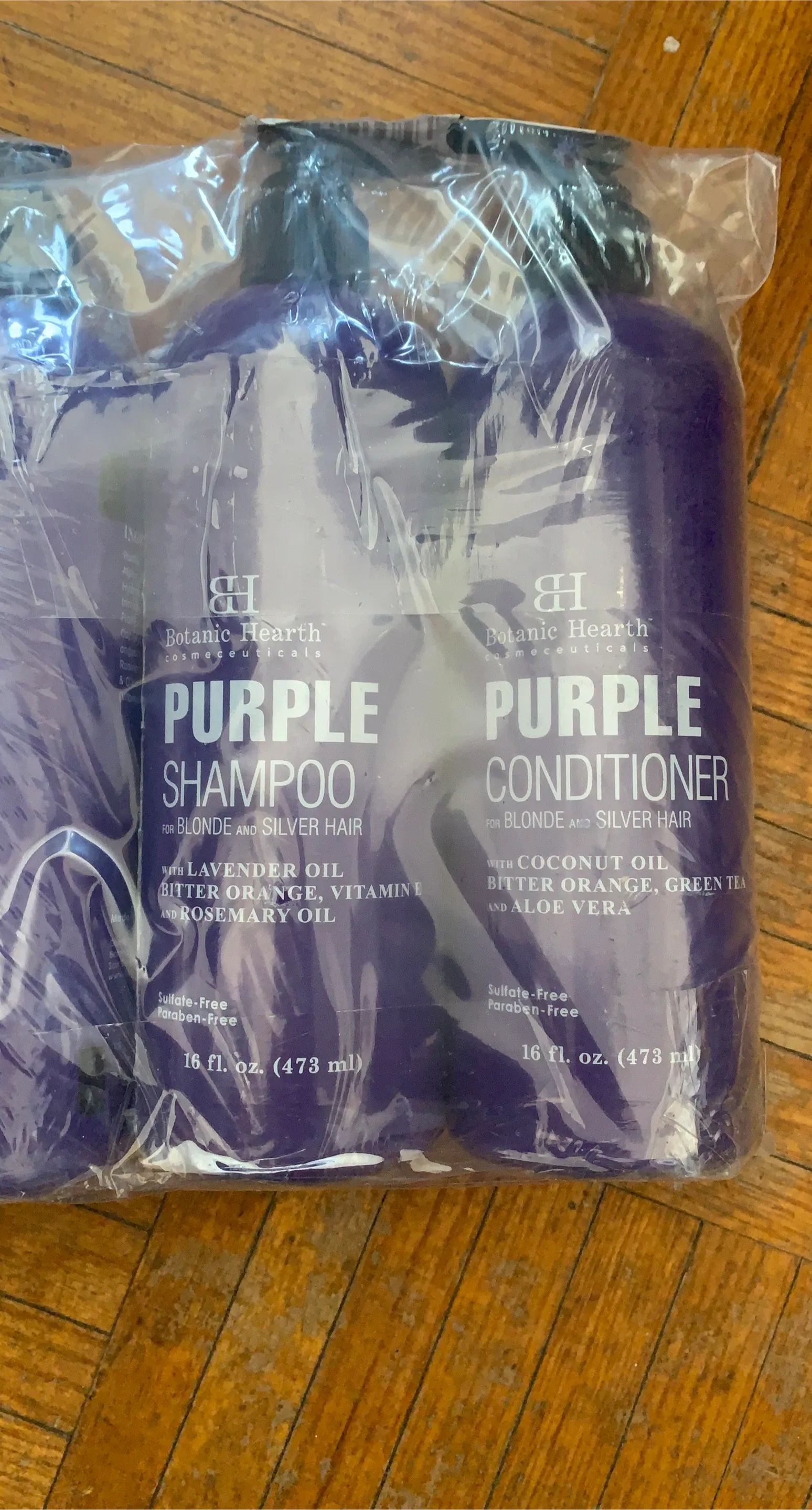 Botanic Hearth Purple Shampoo & Conditioner Set