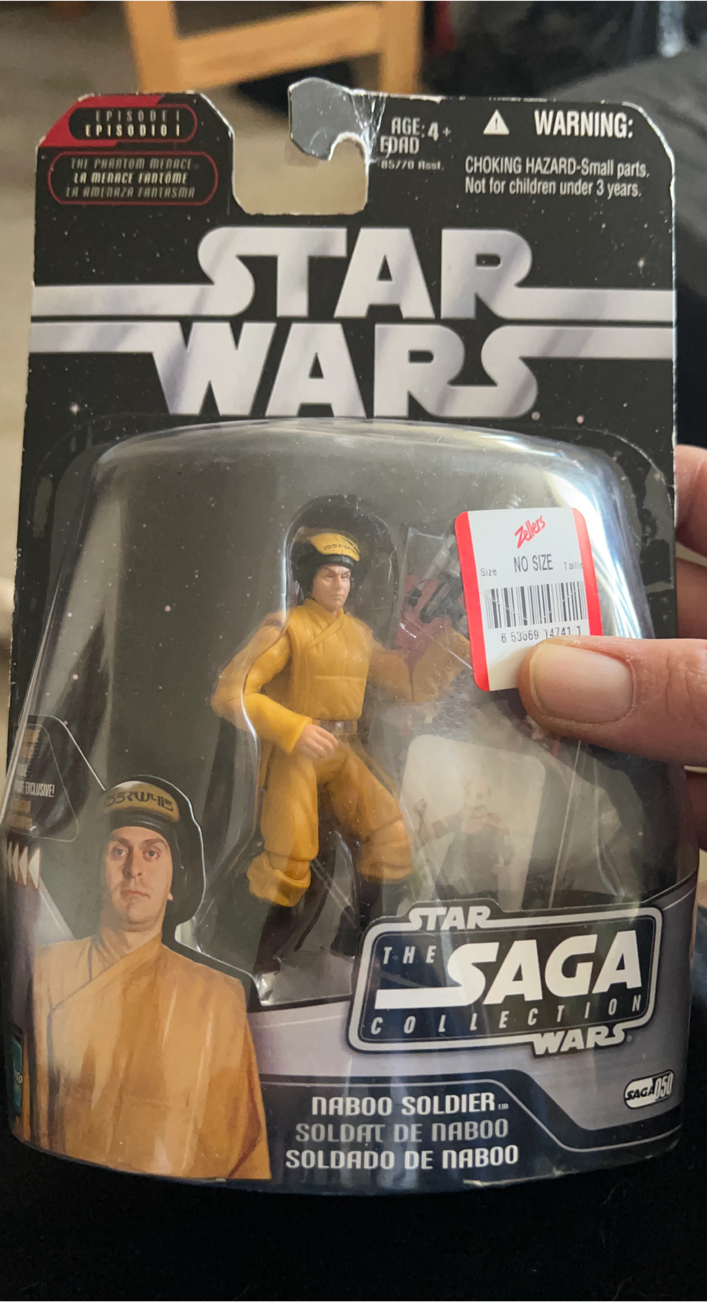 Star Wars Naboo Soldier Action Figure - New