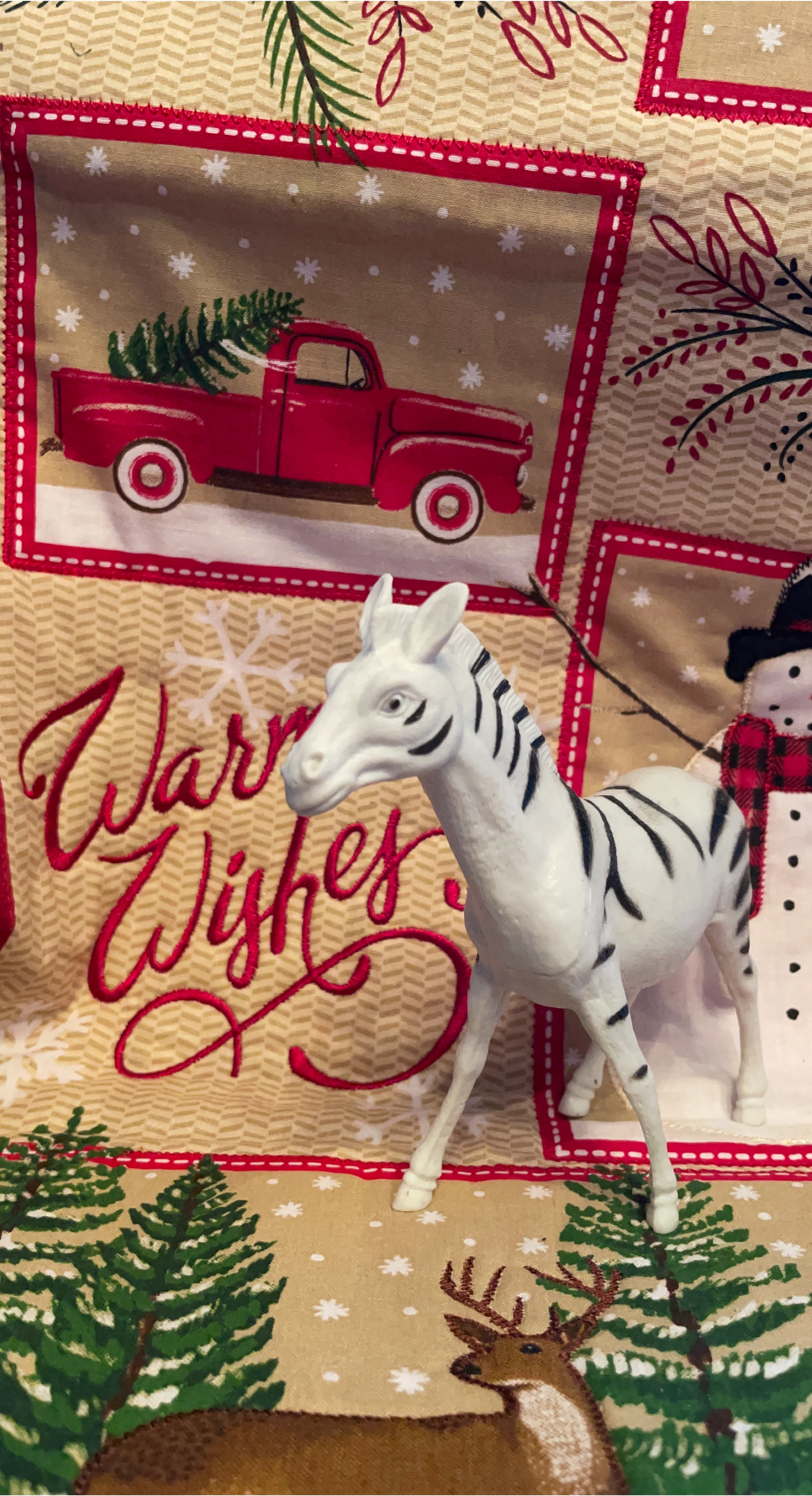 White Zebra Figurine #Cleanout