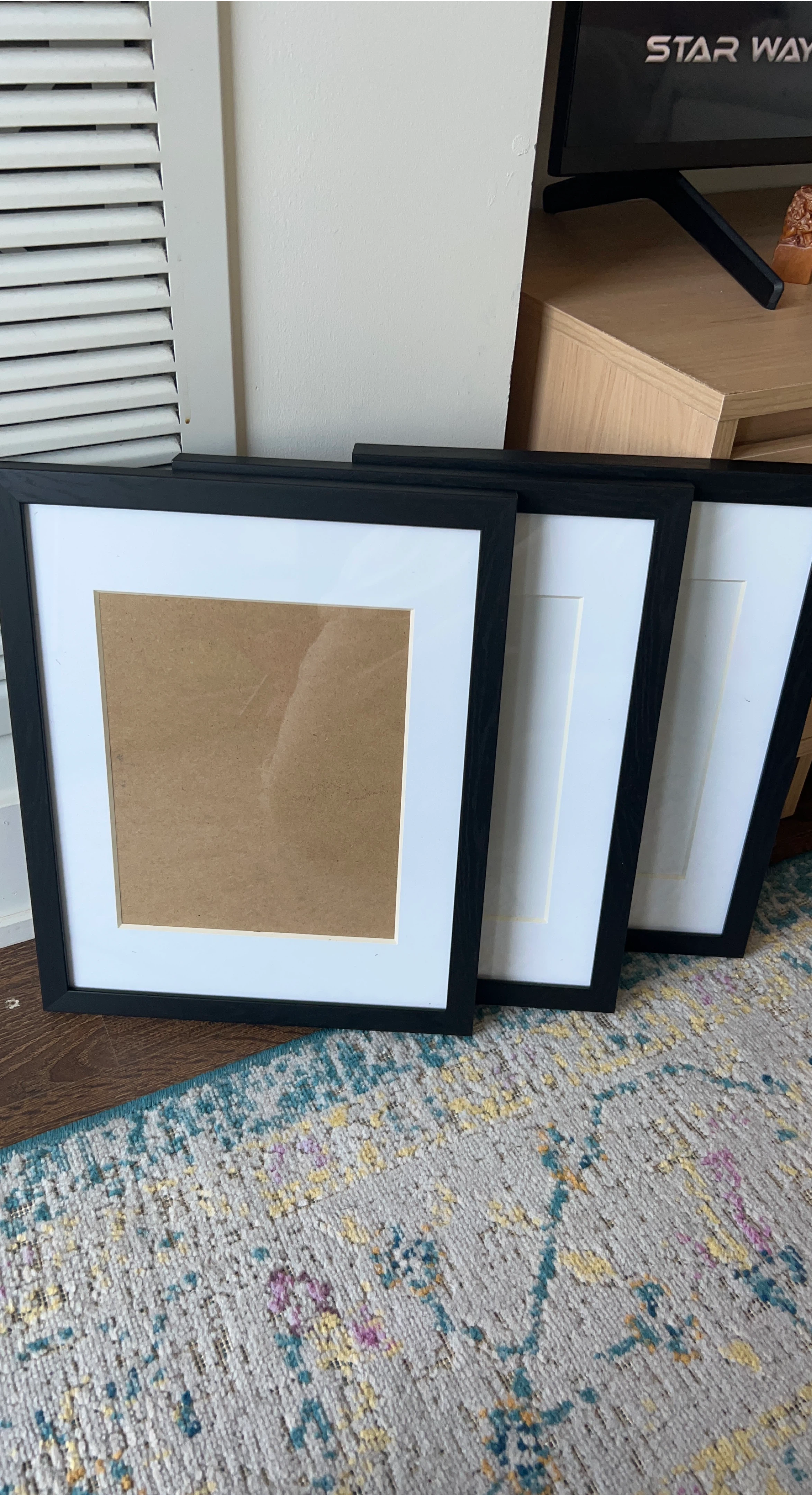 Black Picture Frames - Set of 3 #cleanout