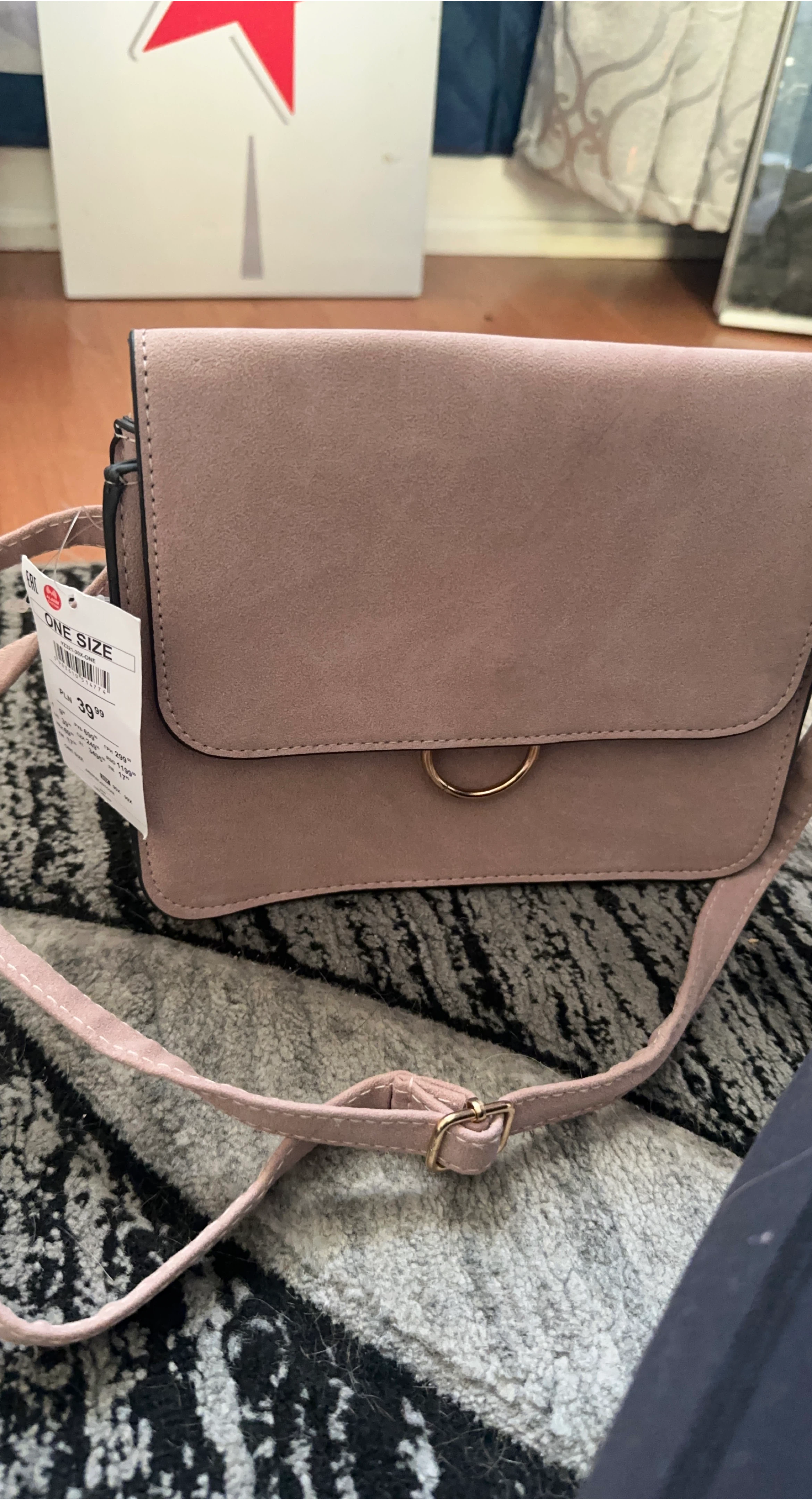 Sinsay One Size Pink Crossbody Bag
