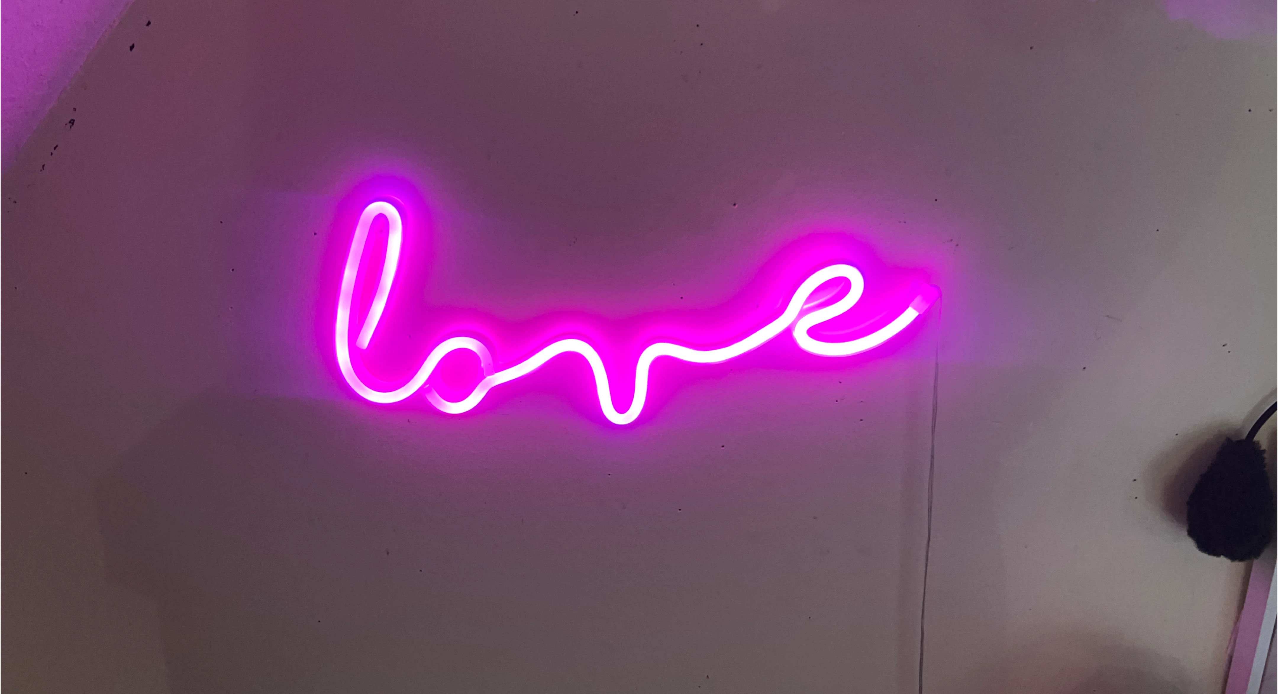 Pink Love Neon Sign