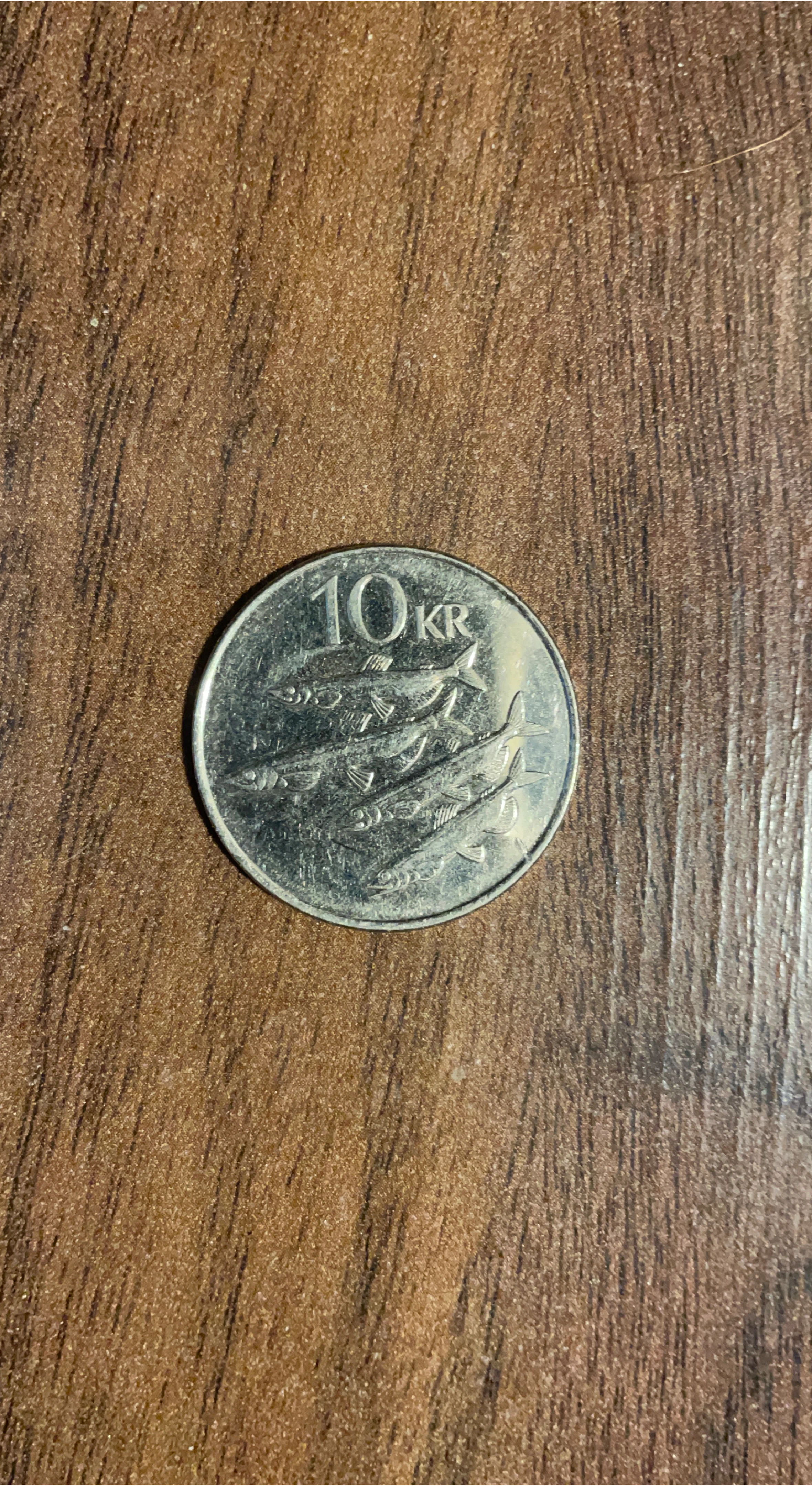 Iceland 10 Krónur Coin