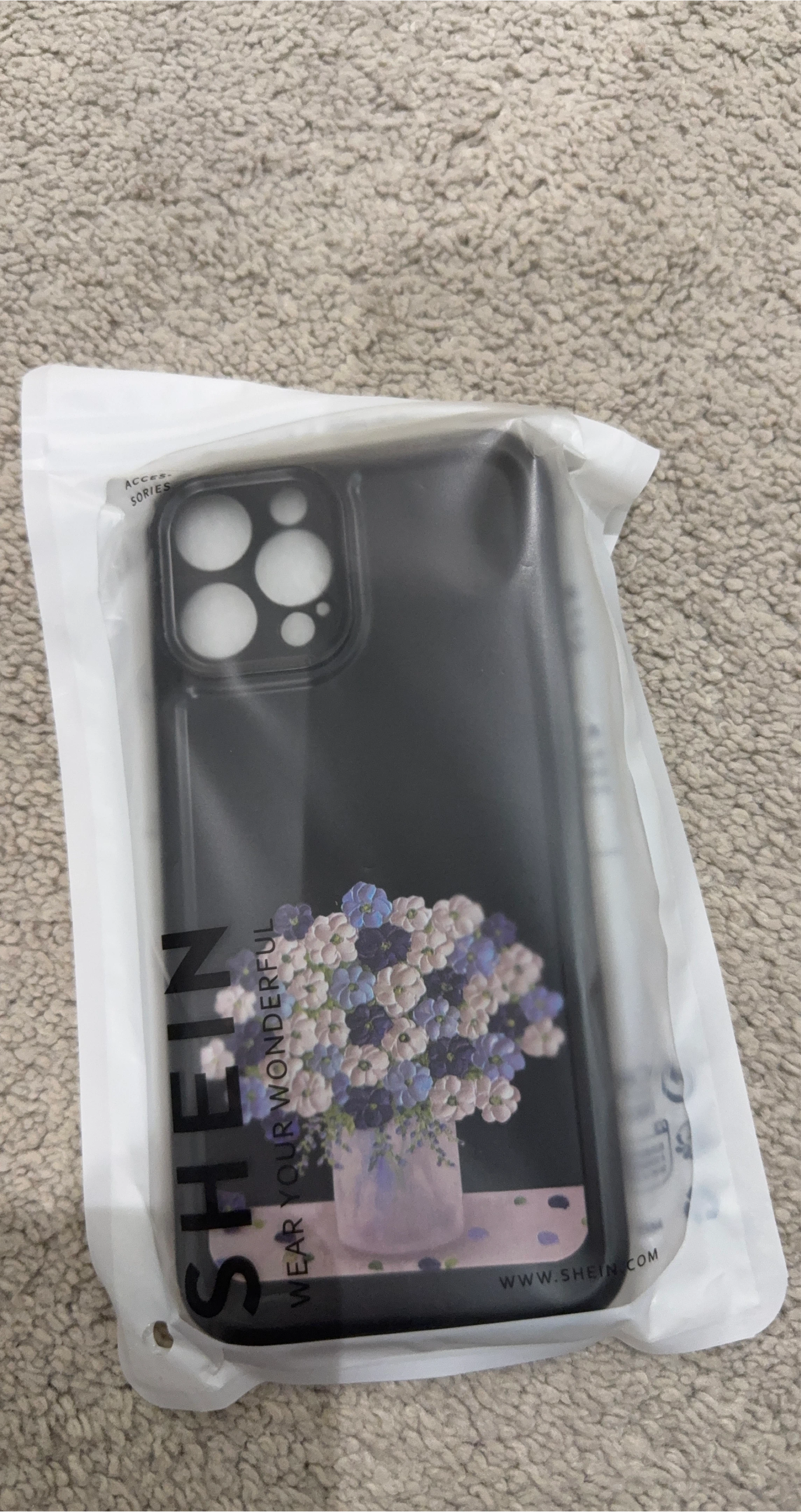 Shein iPhone 12 Pro Max Case - Floral Design