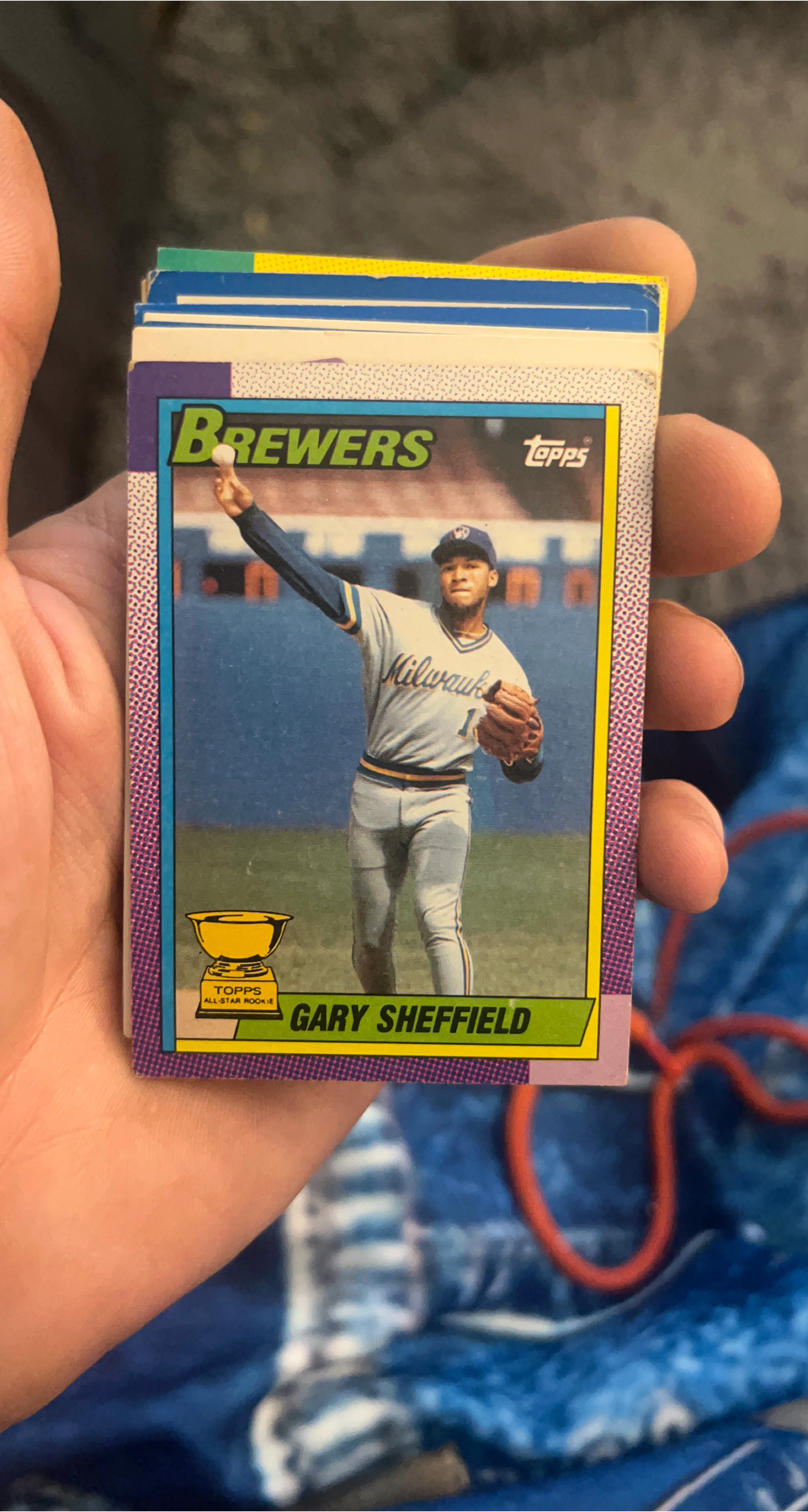 Topps Gary Sheffield Brewers Baseball Card