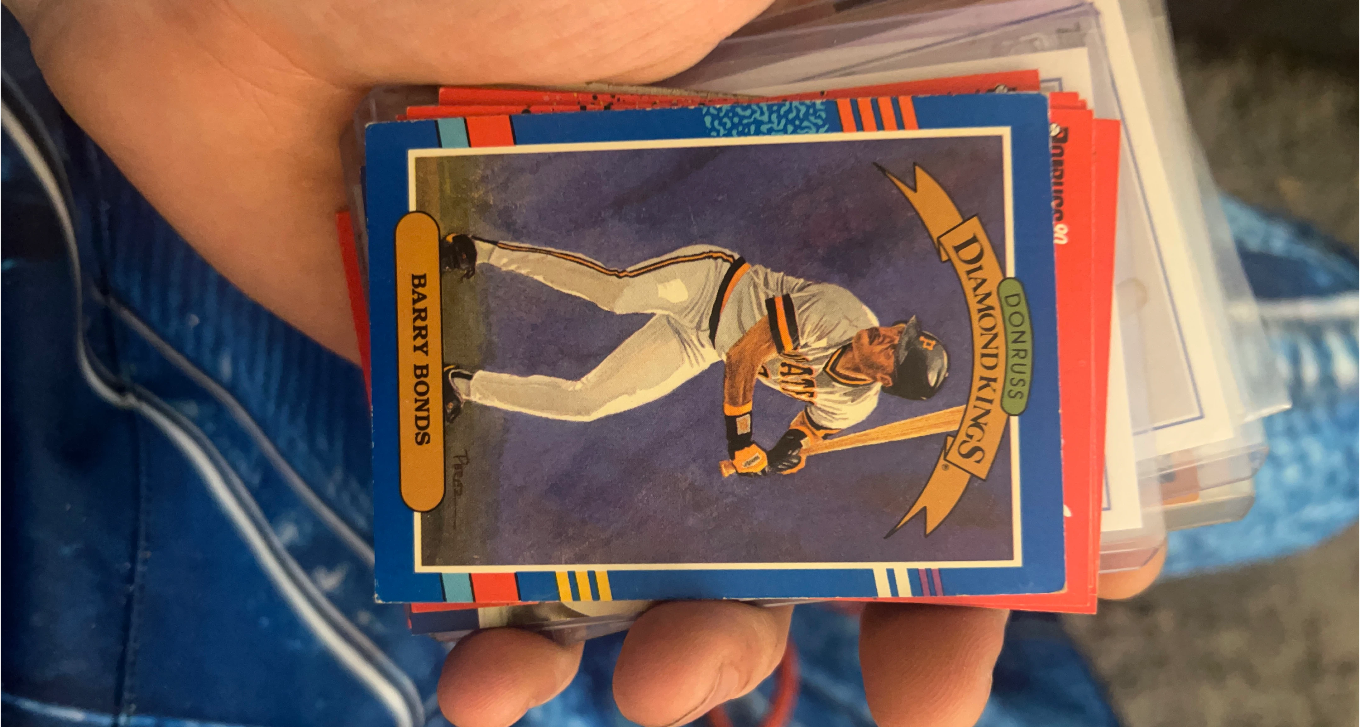 Barry Bonds Donruss Diamond Kings baseball card