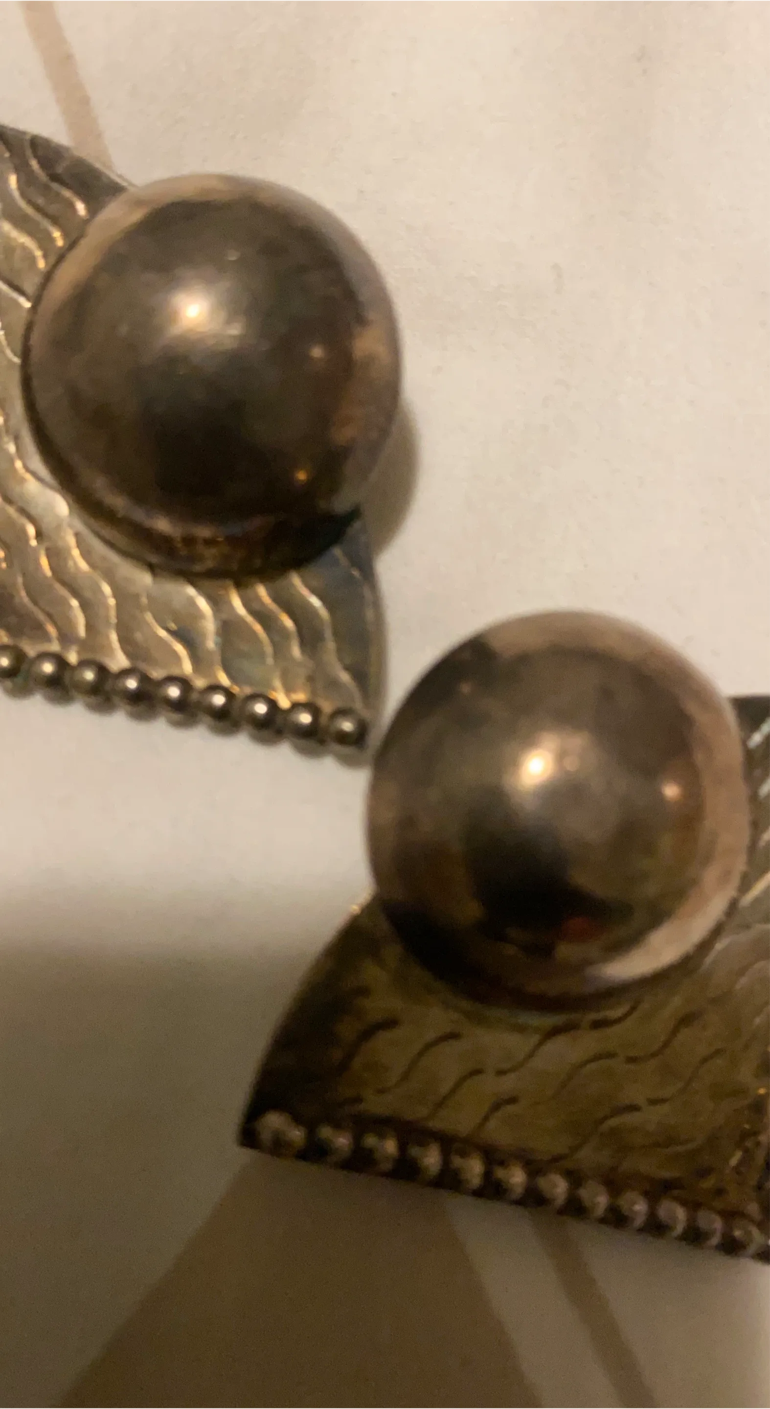 Vintage Brass Earrings